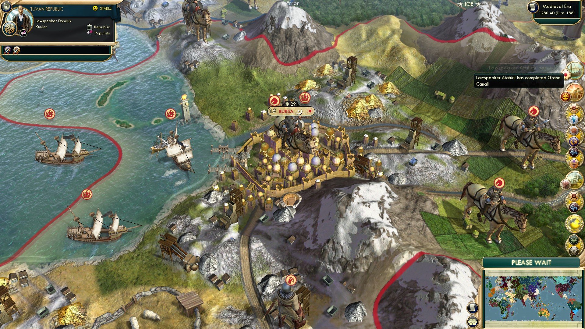 CBR In-Game Screenshot of Cornering that Black Sea Trade