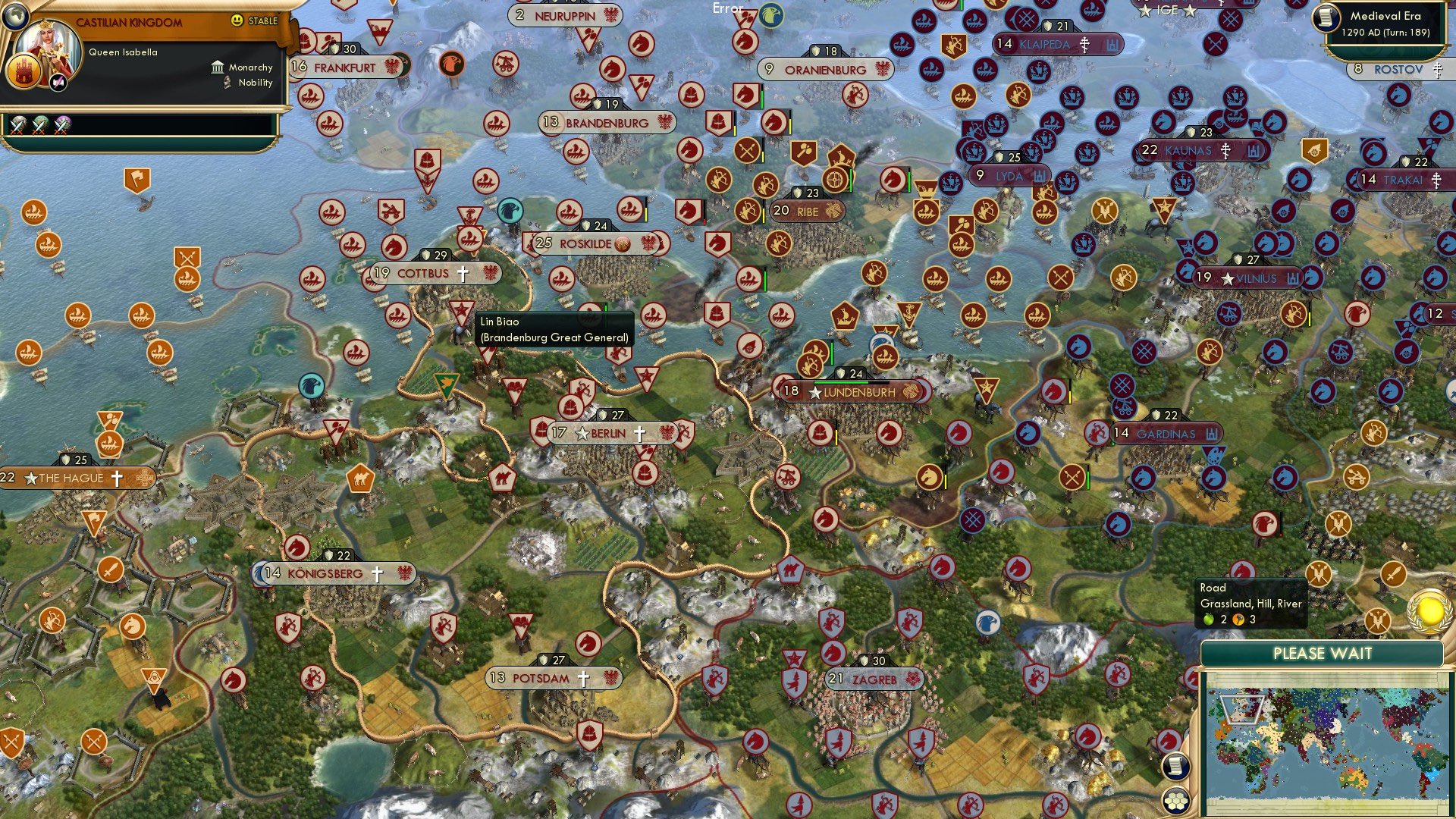 CBR In-Game Screenshot of A Belated Advance