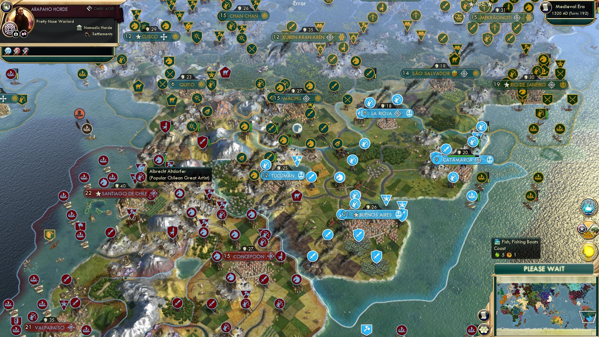 CBR In-Game Screenshot of Incan Roads