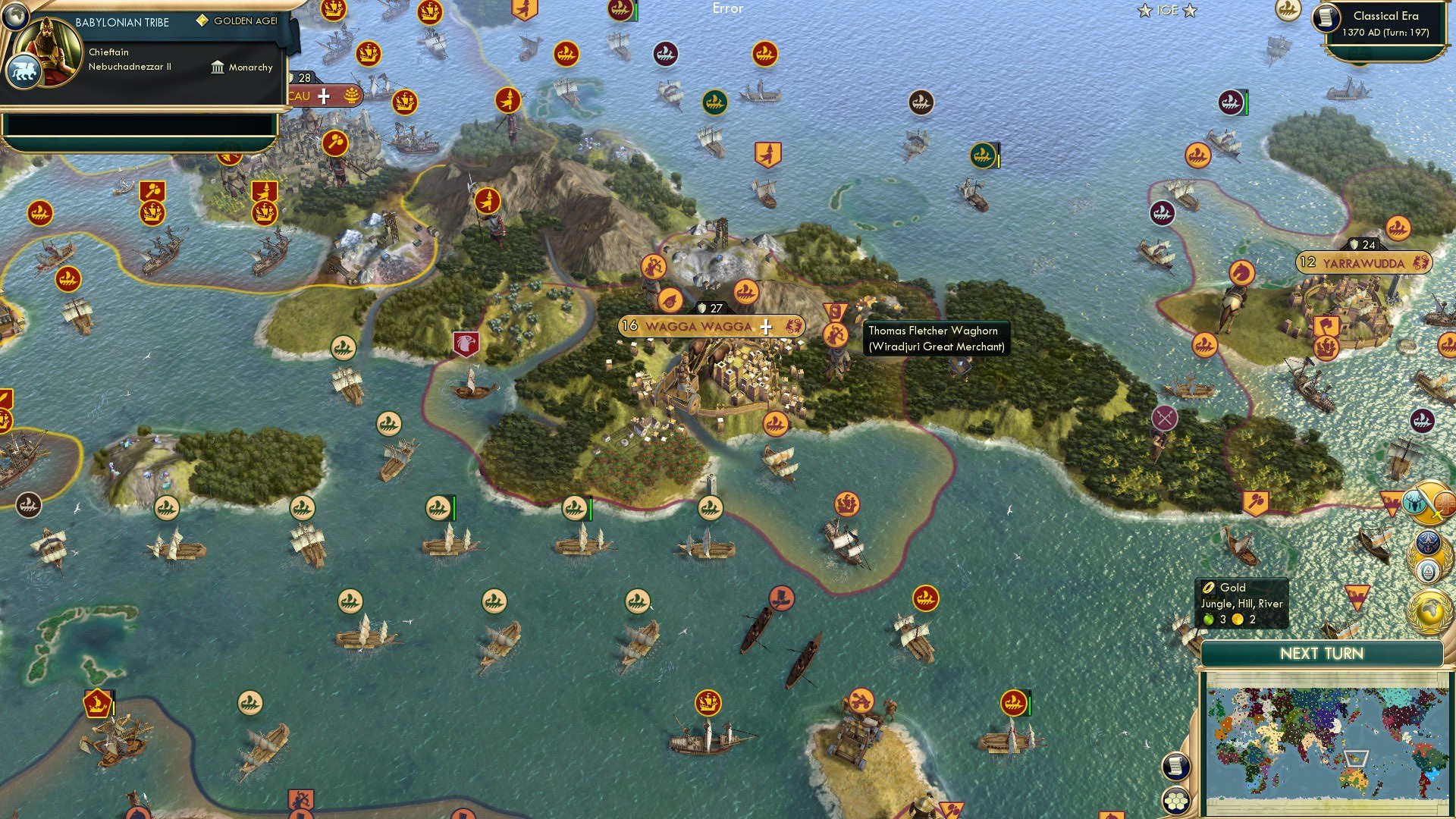 CBR In-Game Screenshot of Wagga-Waghorn