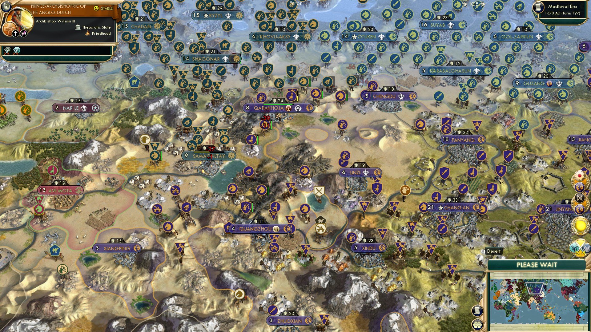 CBR In-Game Screenshot of The Chinese Counterattack
