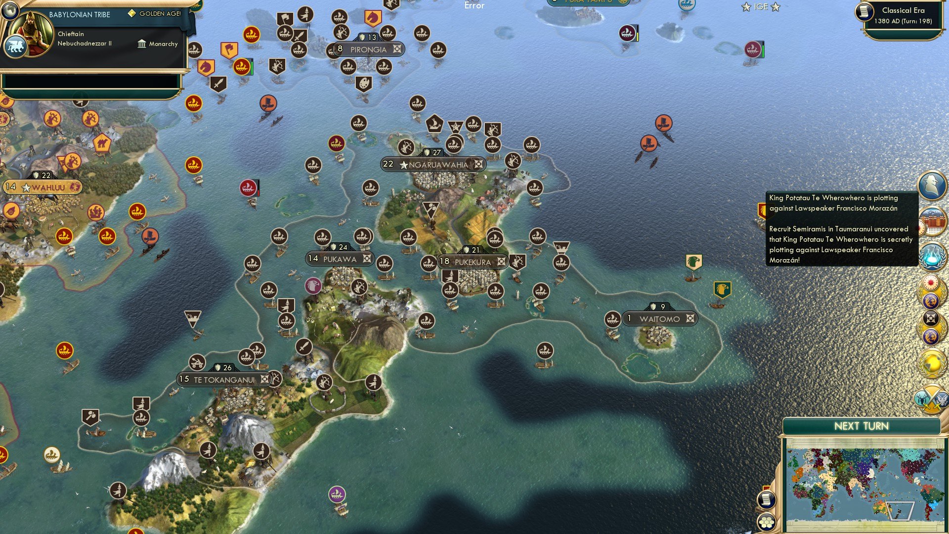 CBR In-Game Screenshot of Grade A Diplomacy