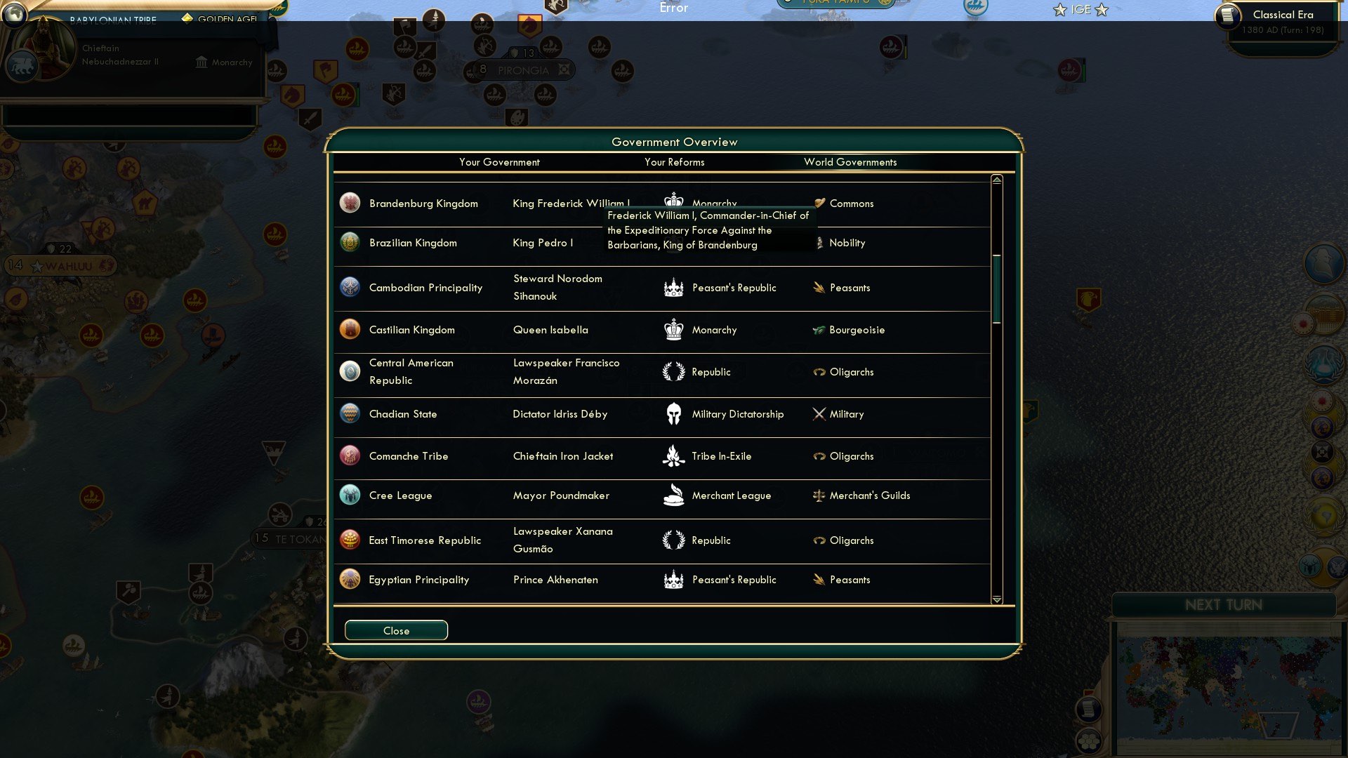 CBR In-Game Screenshot of Warrior King