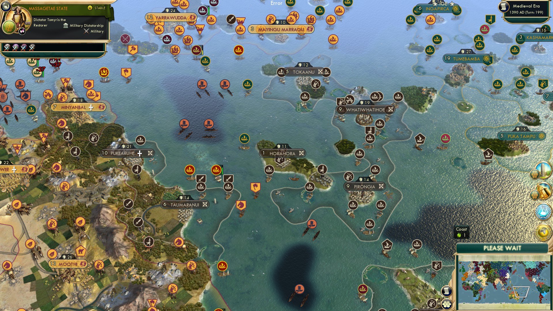 CBR In-Game Screenshot of The Northern Maori Domains