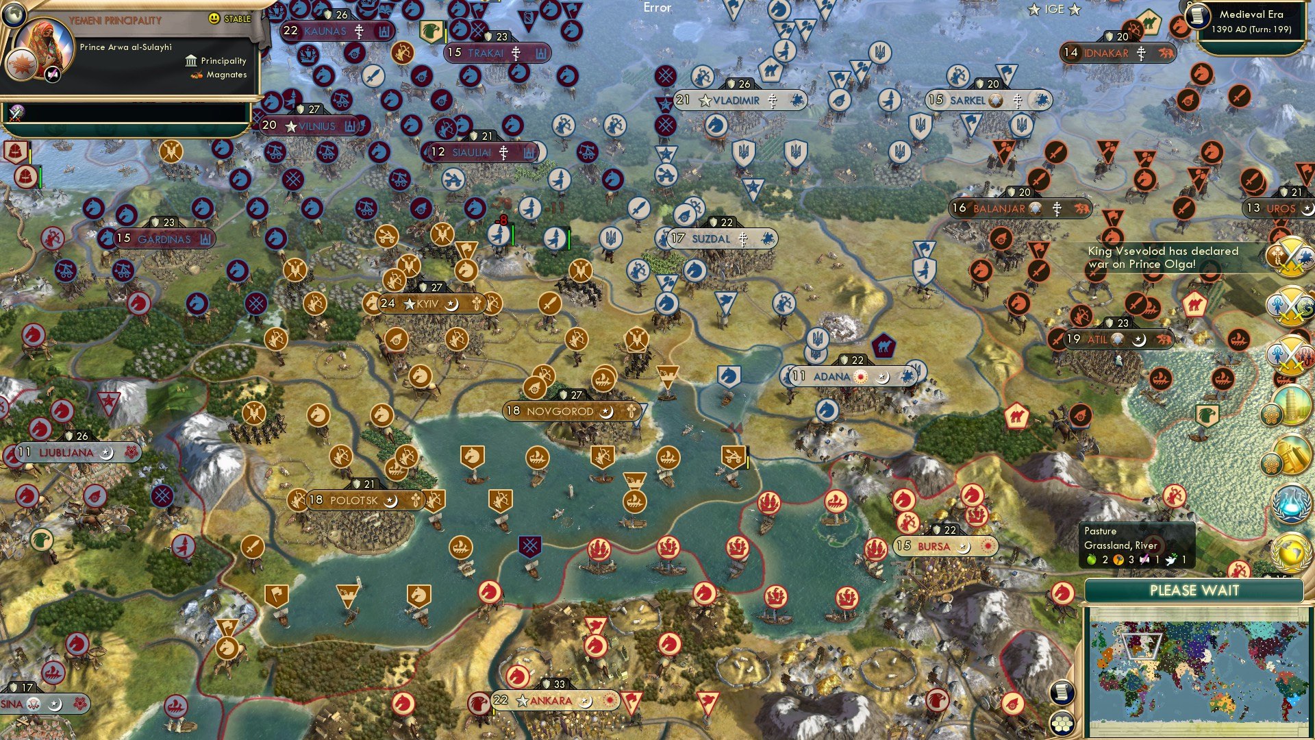 CBR In-Game Screenshot of The Kings Gambit