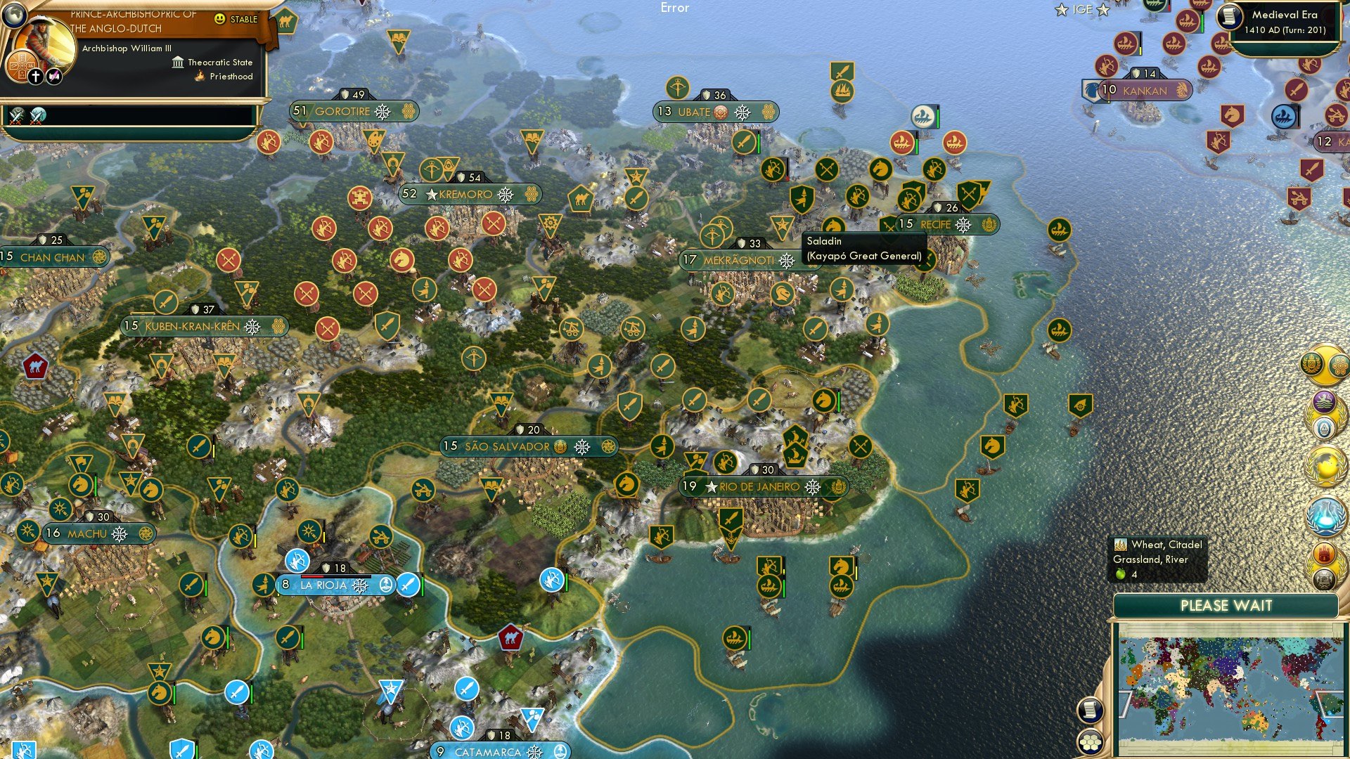 CBR In-Game Screenshot of Saladin’s Finest Hour