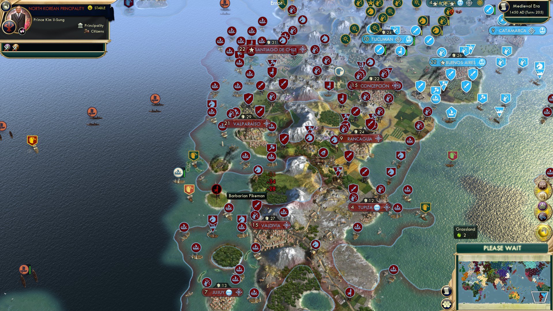 CBR In-Game Screenshot of The Argentine Resistance