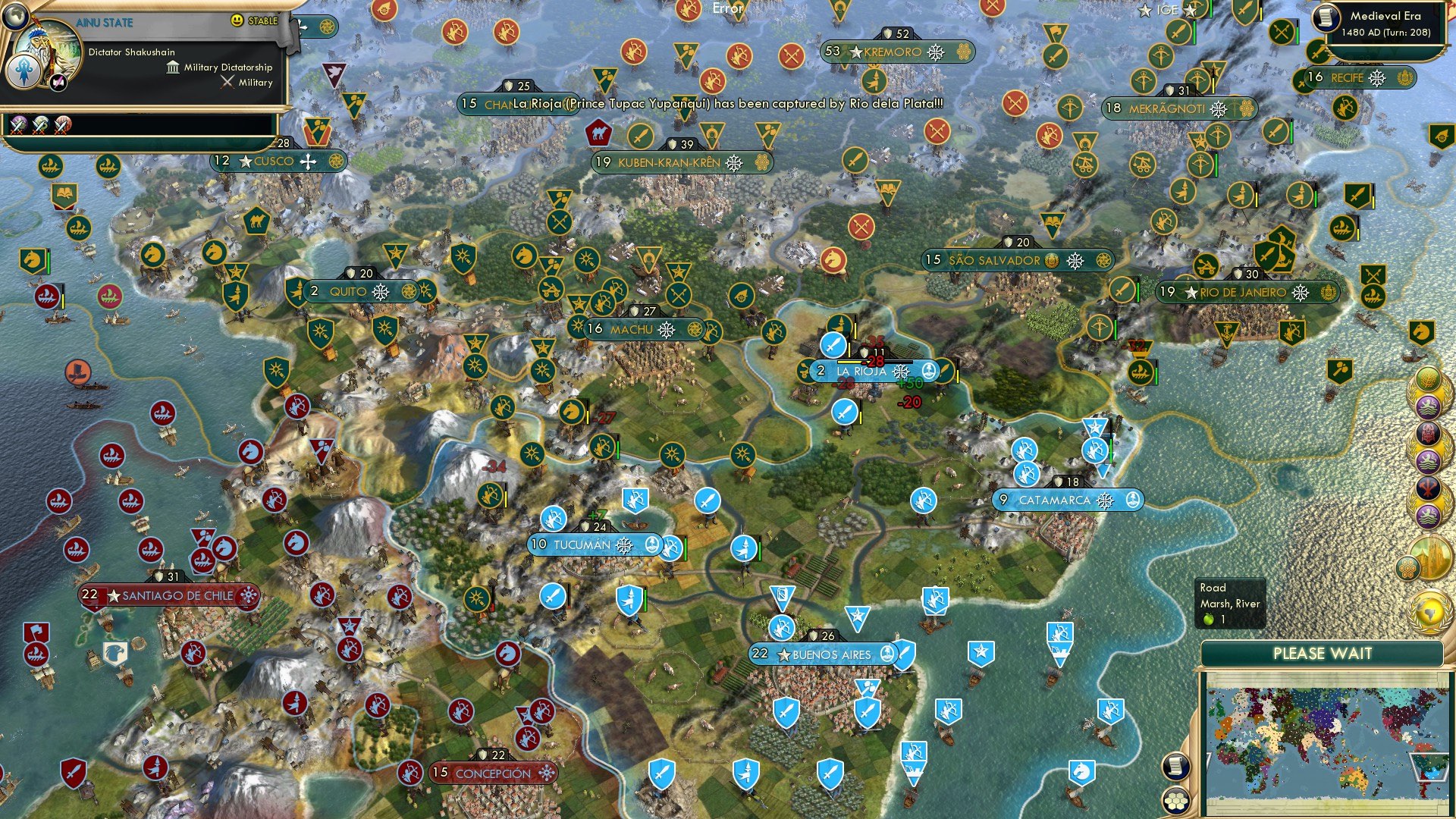 CBR In-Game Screenshot of Connection Terminated