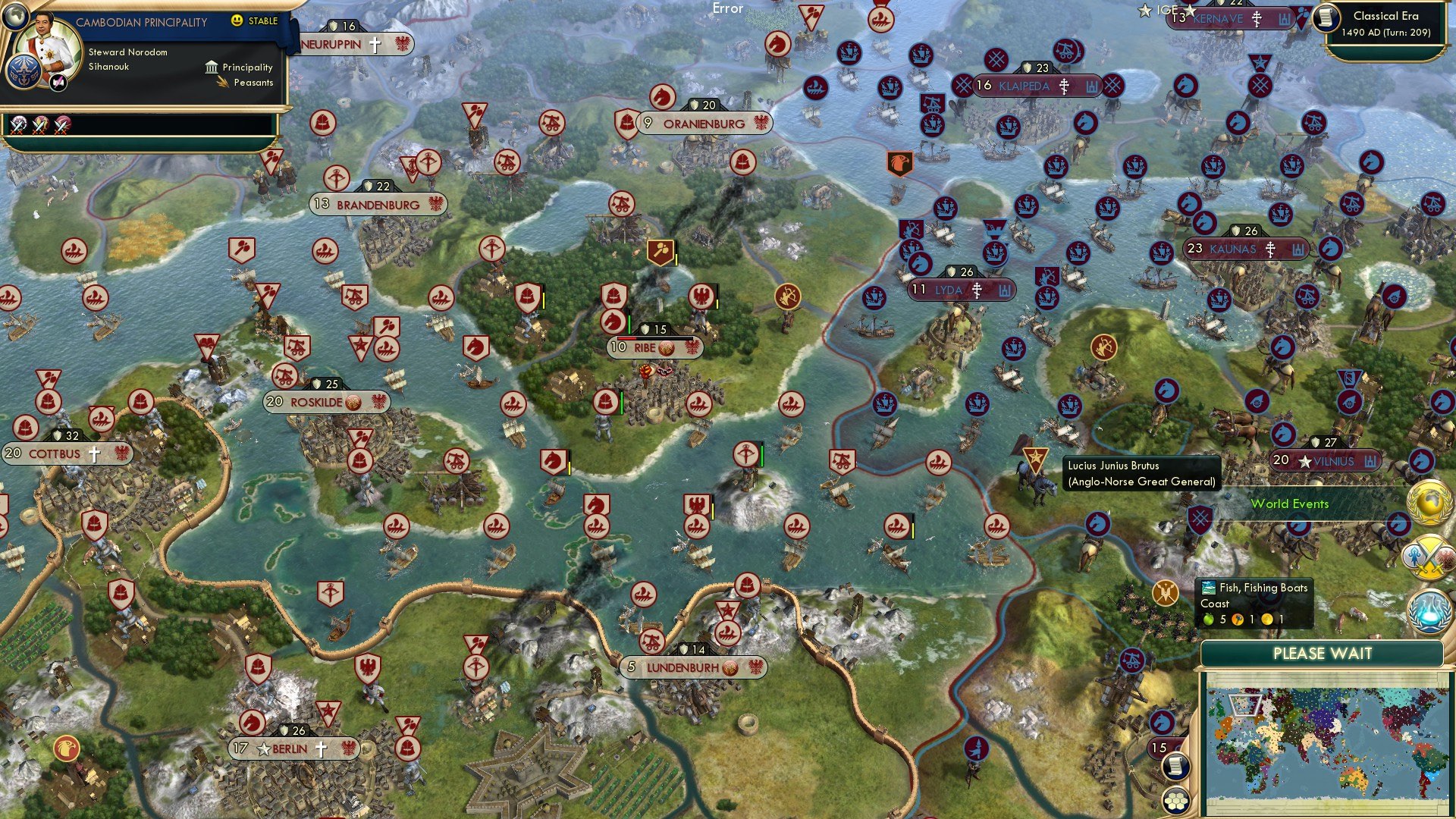 CBR In-Game Screenshot of By the strings