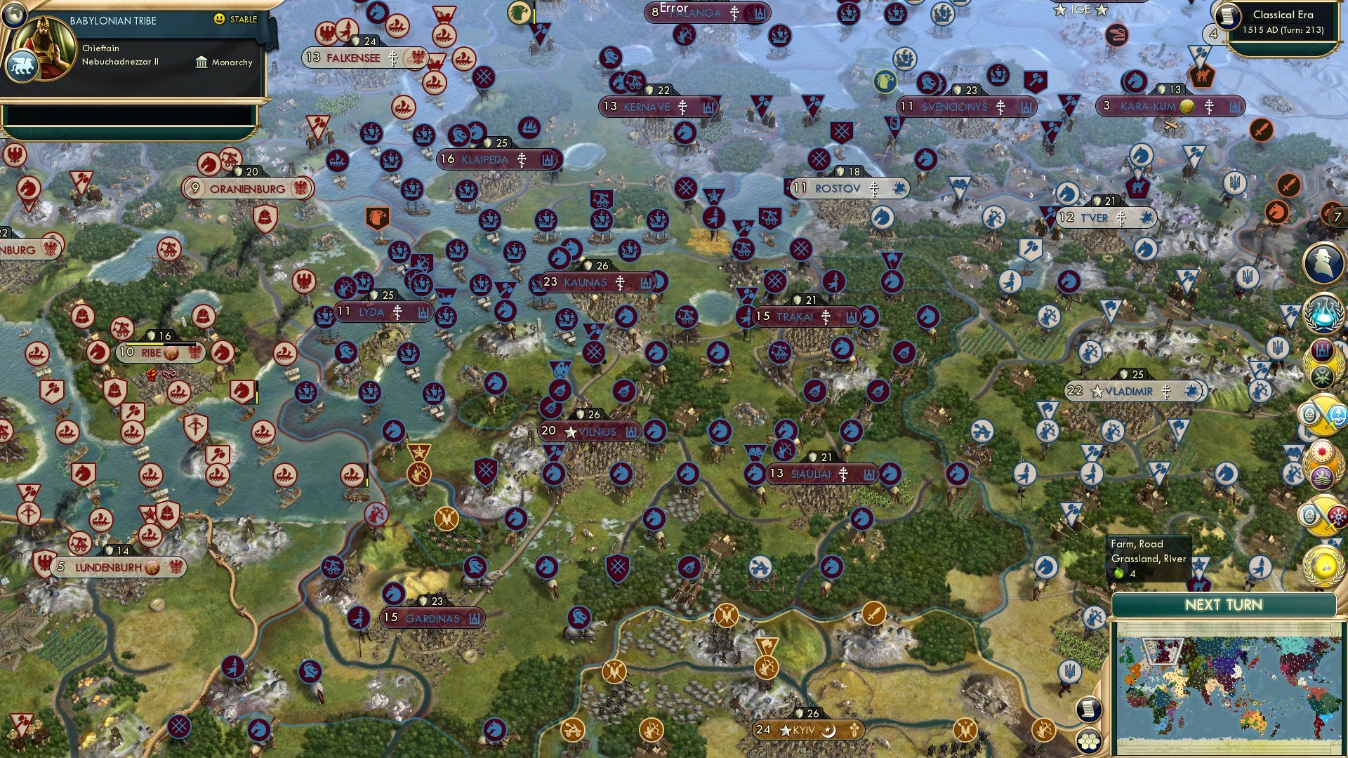 CBR In-Game Screenshot of Graceful host