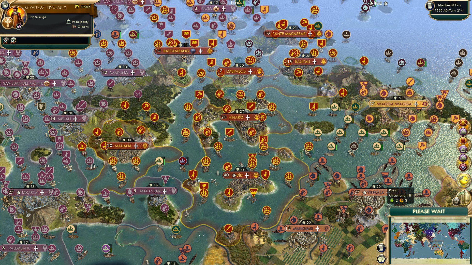 CBR In-Game Screenshot of Sir, another Galleon just hit the cylinder