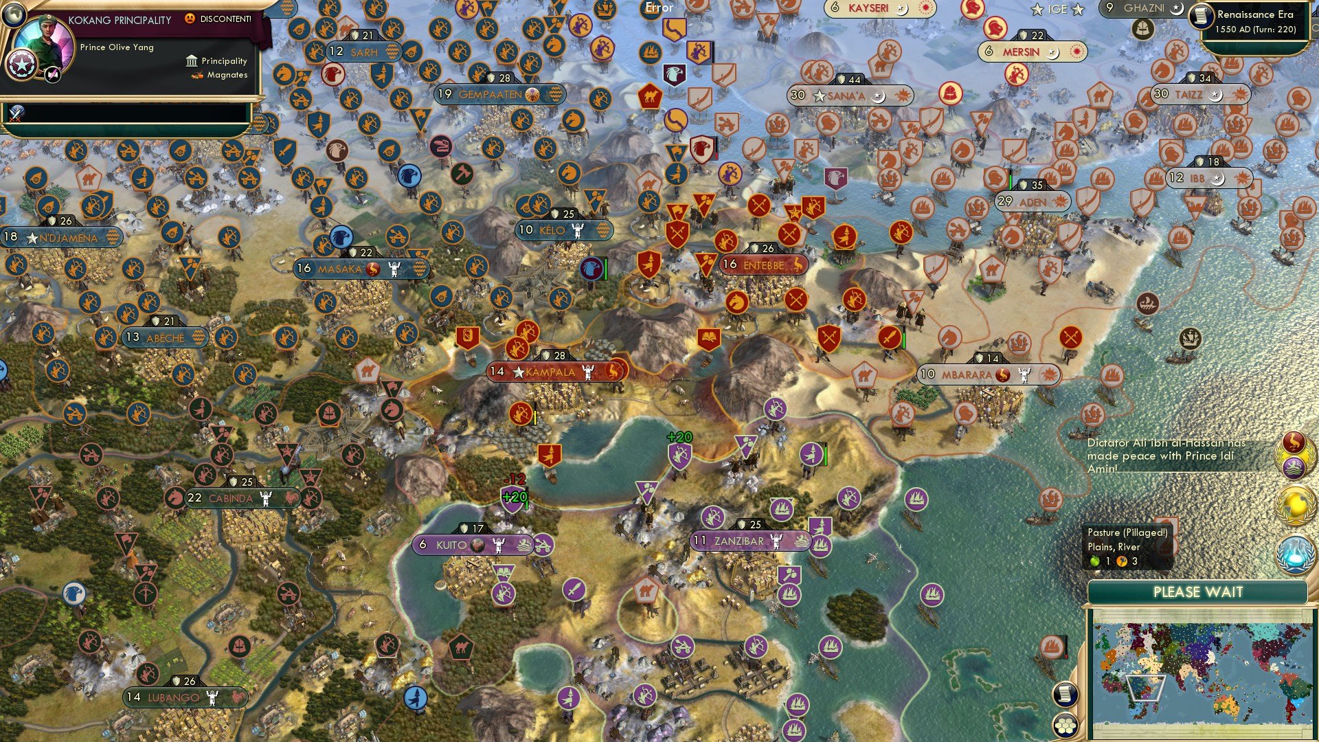 CBR In-Game Screenshot of Formalities and obligations