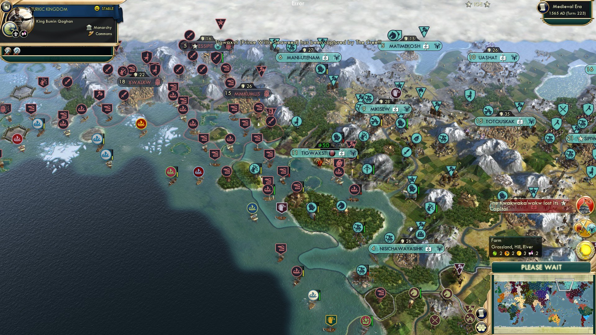 CBR In-Game Screenshot of Time for isolation for a thousand years