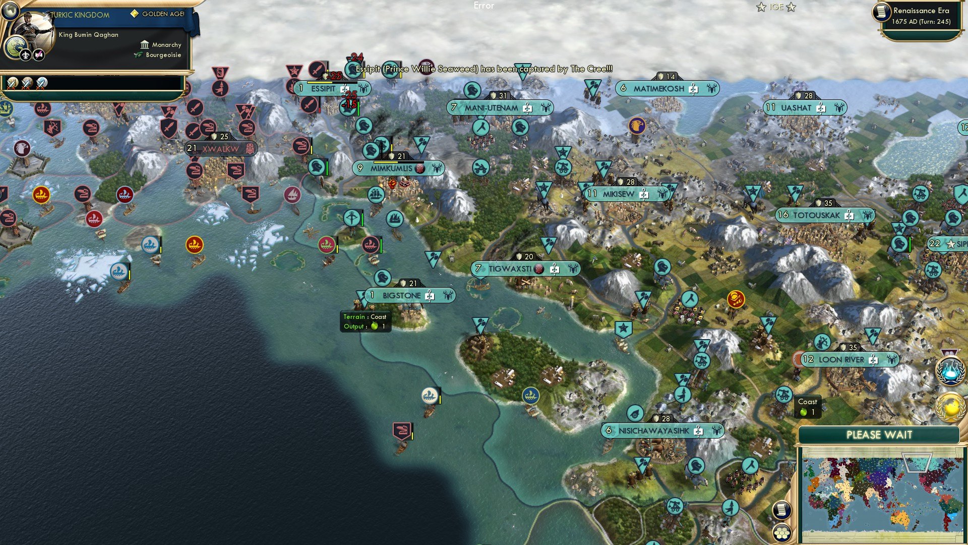 CBR In-Game Screenshot of In Which Poundmaker Repeats Seward’s Folly