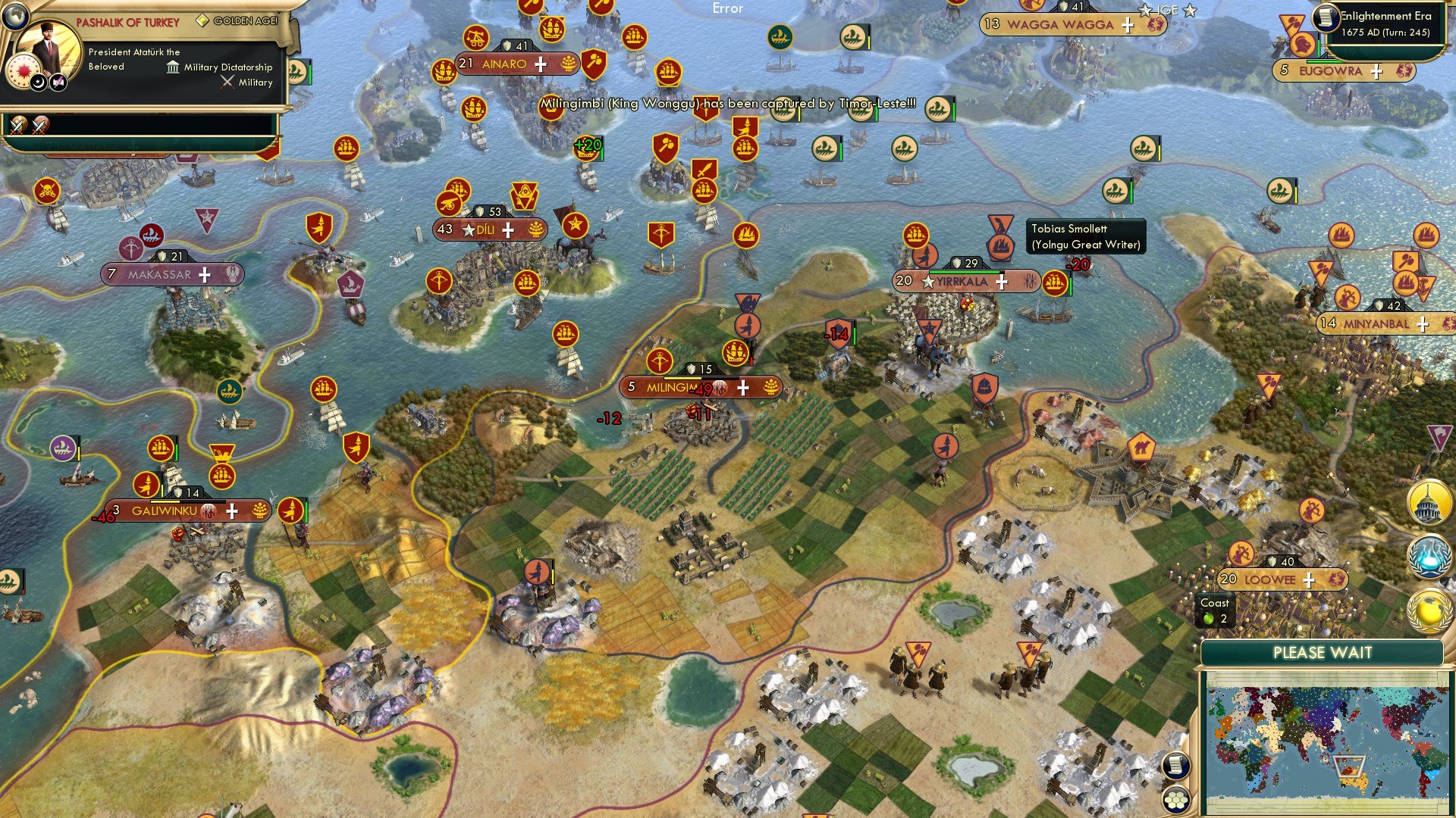 CBR In-Game Screenshot of Timor-Sul