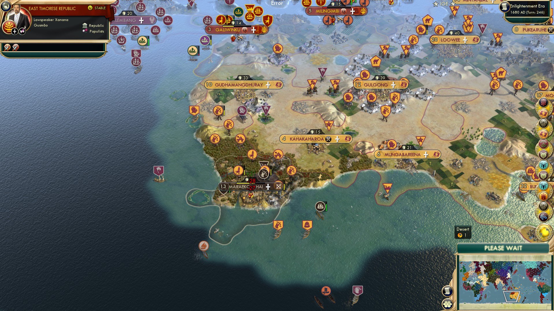 CBR In-Game Screenshot of Also pictured: various disappointed Indonesian settlers
