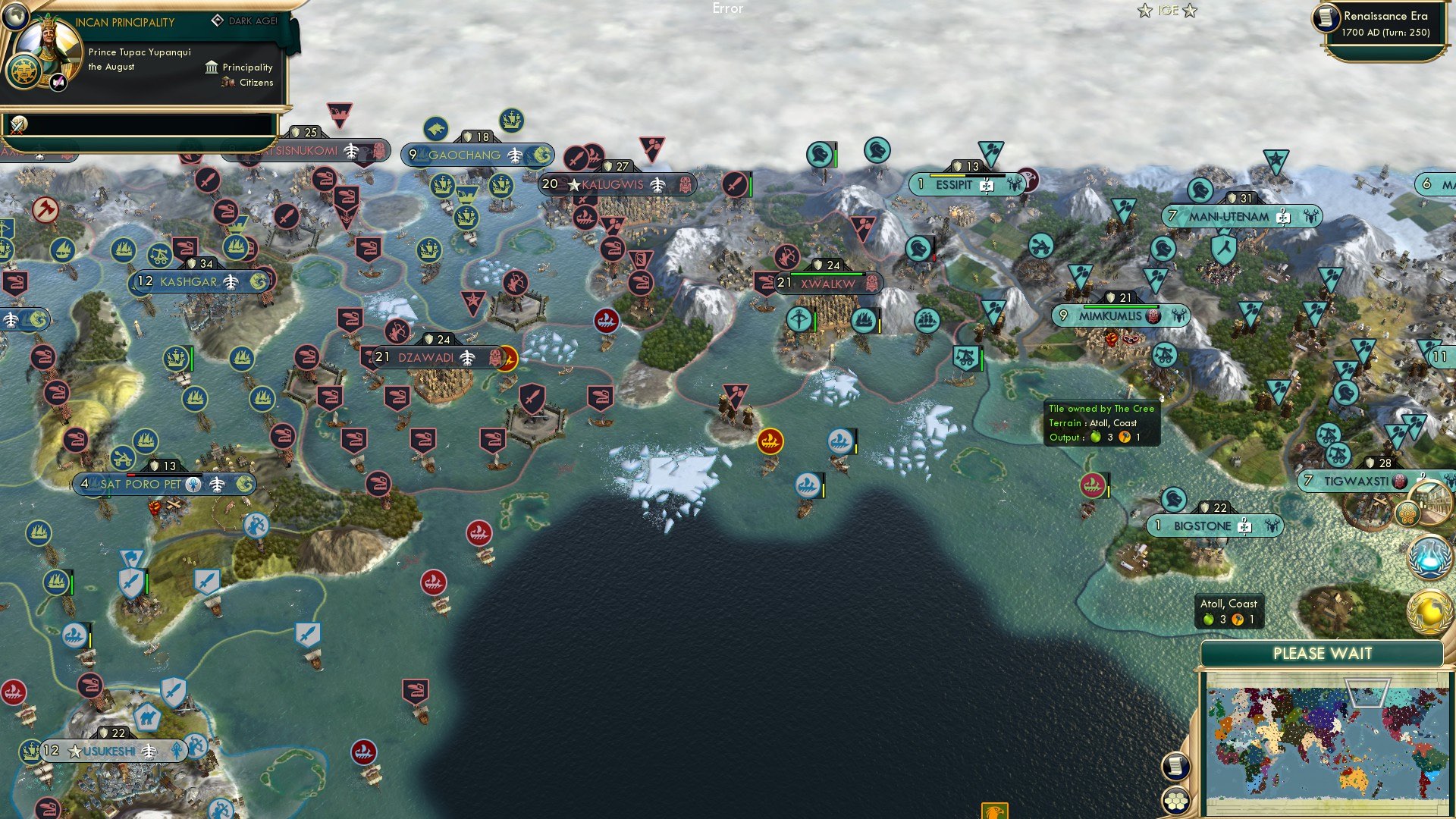 CBR In-Game Screenshot of Looking for a Xwalkway