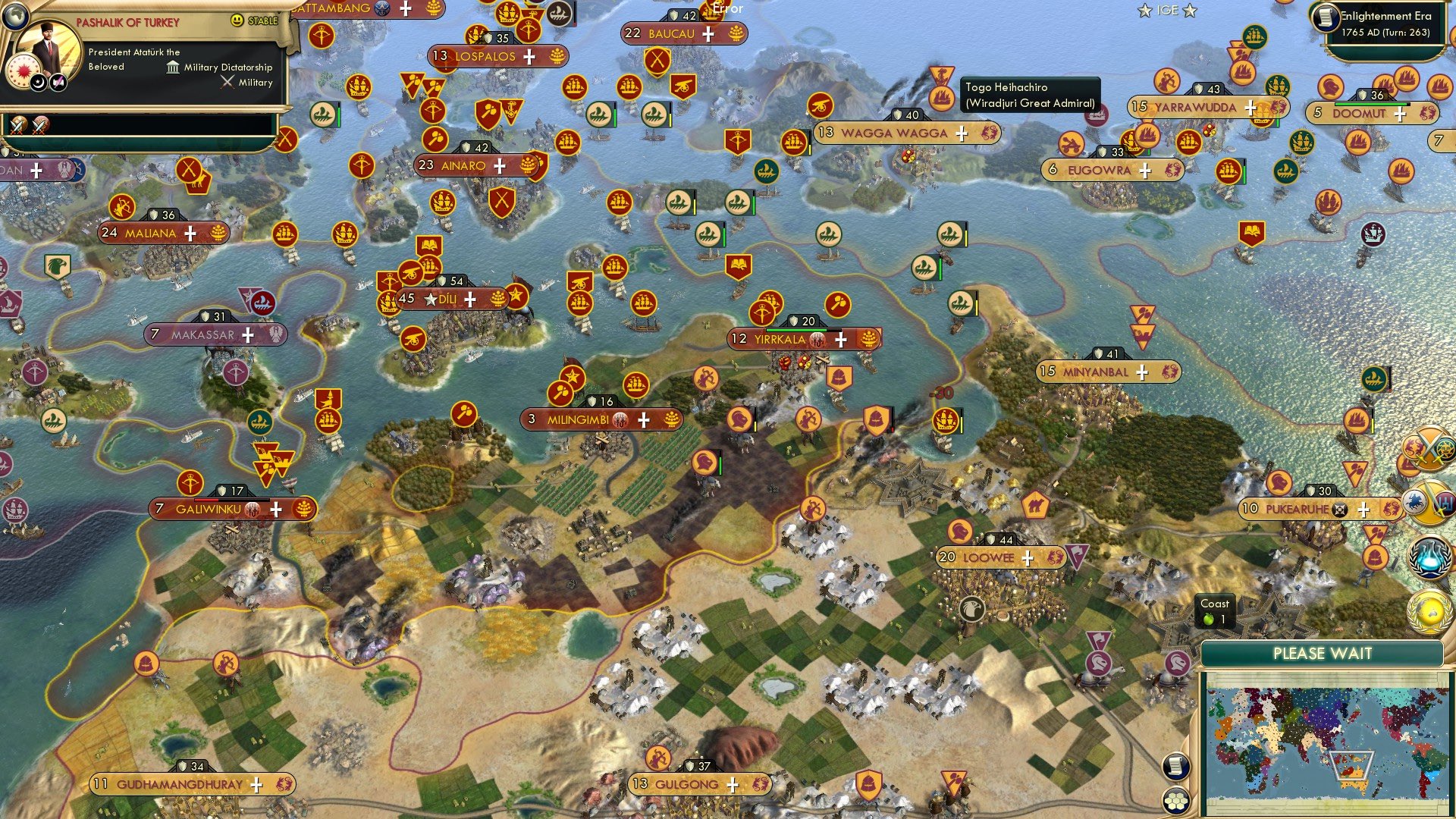 CBR In-Game Screenshot of The Nelson Of Down Under