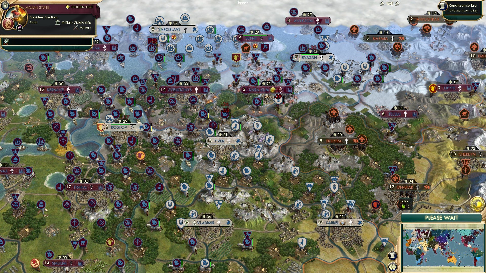 CBR In-Game Screenshot of Eastward March