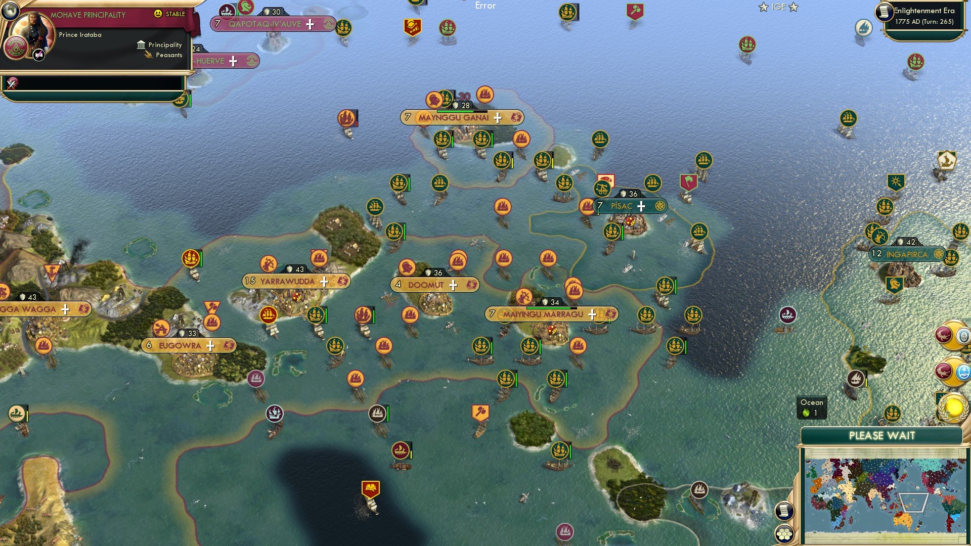 CBR In-Game Screenshot of Solomon Islands Skirmish