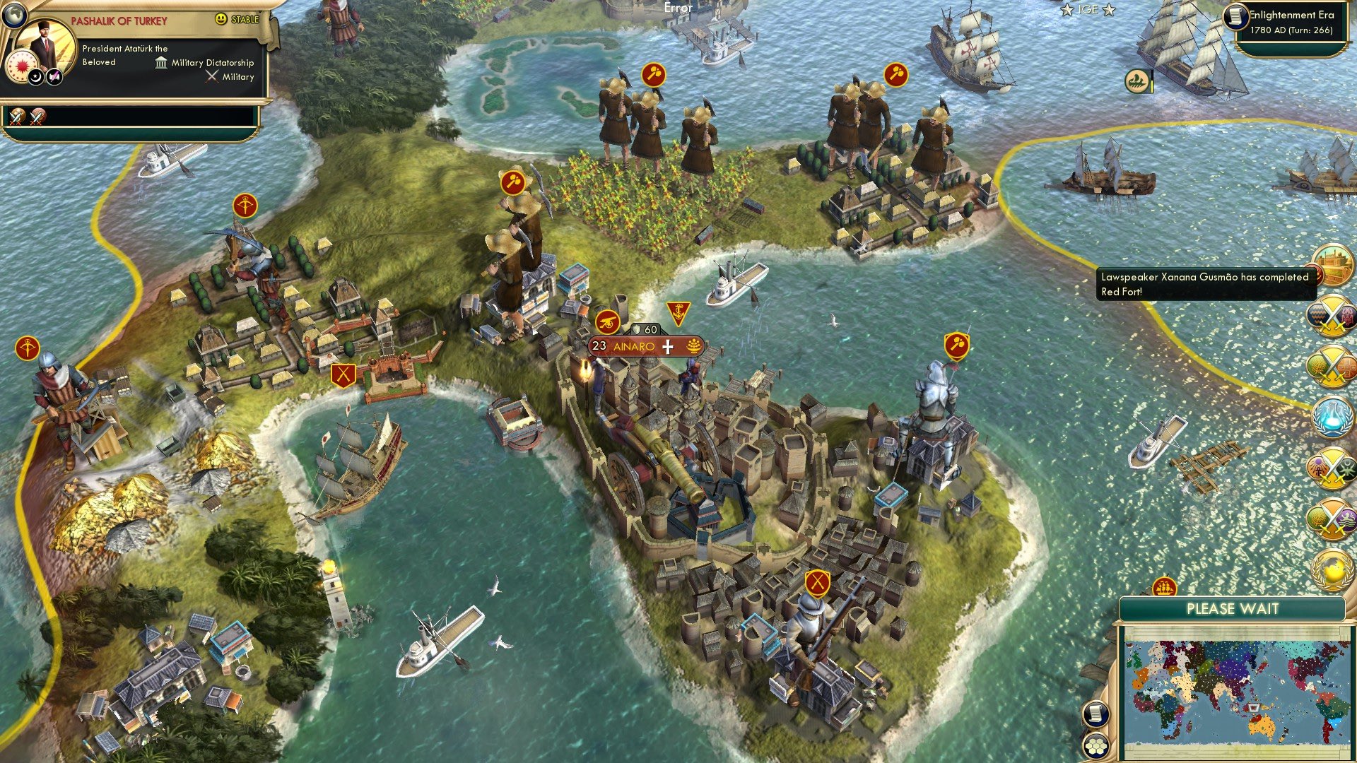 CBR In-Game Screenshot of Red And Yellow Fort