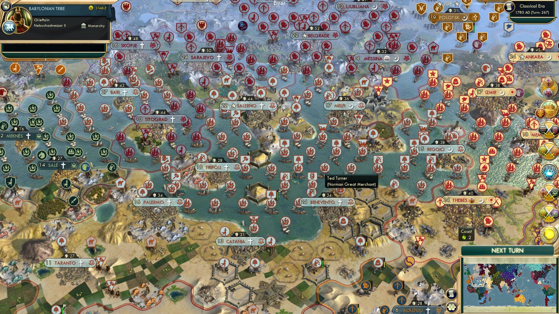 CBR In-Game Screenshot of Turning Around