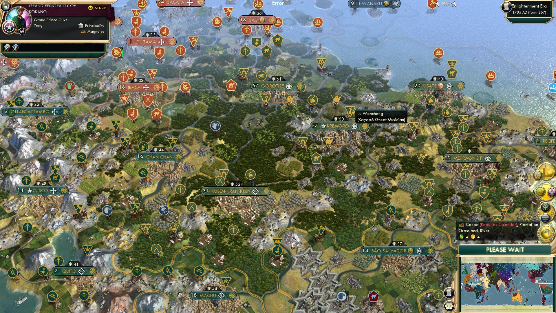 CBR In-Game Screenshot of Calm Jungle