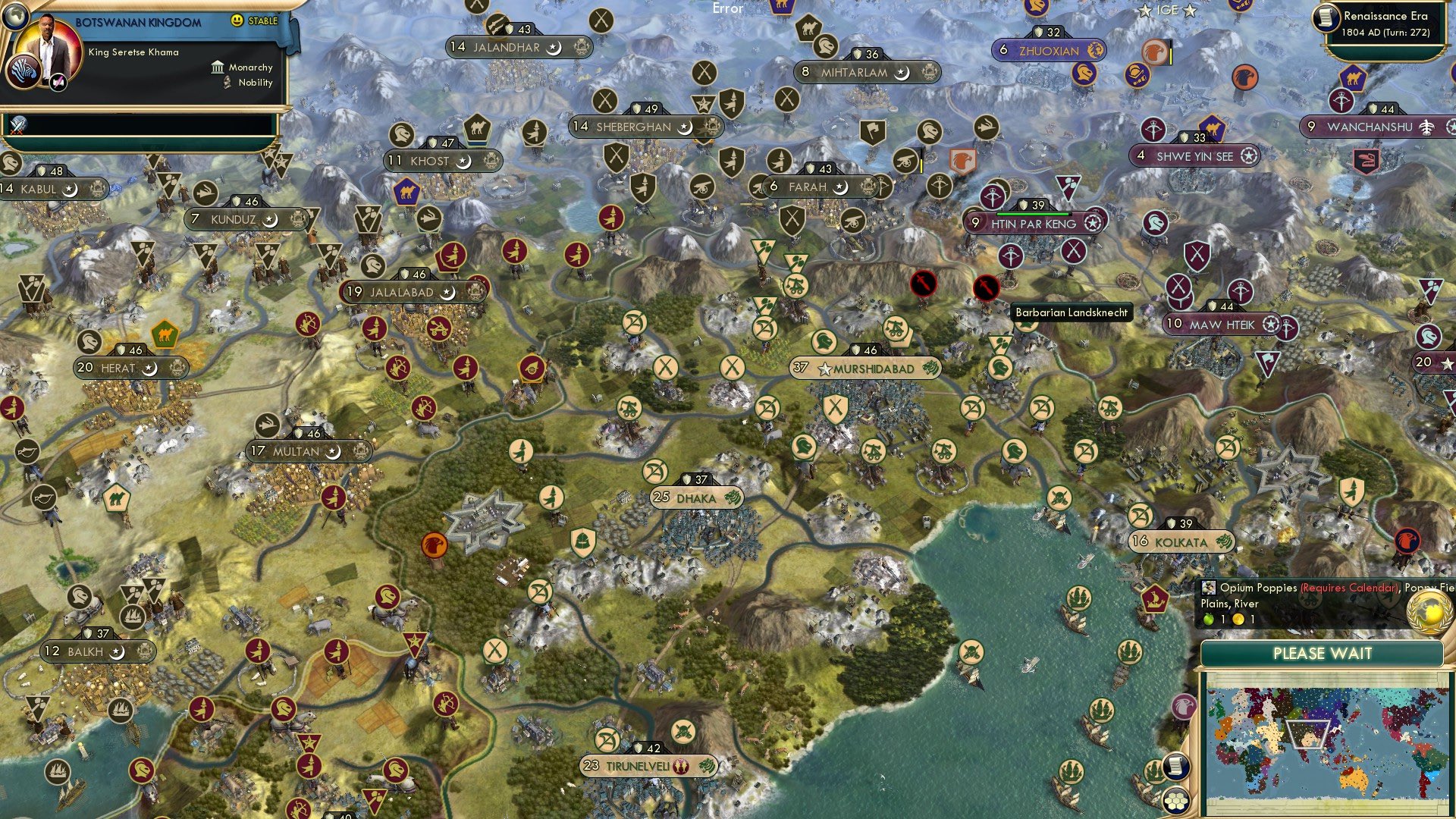 CBR In-Game Screenshot of Insurrectionary Revolutionaries