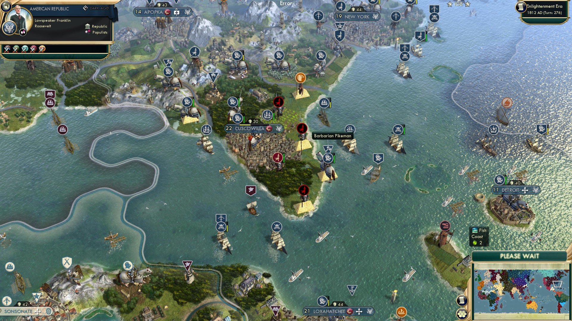 CBR In-Game Screenshot of “WE SHALL NEVER SURRENDER!”