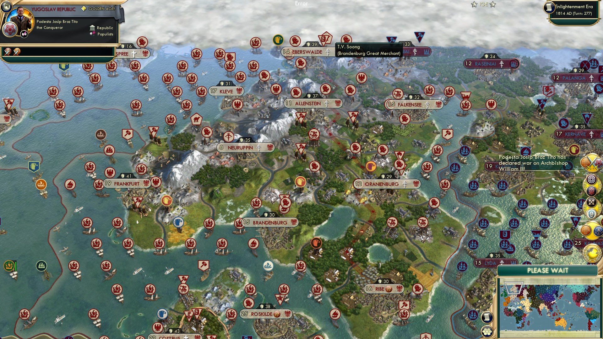 CBR In-Game Screenshot of T.V. Time