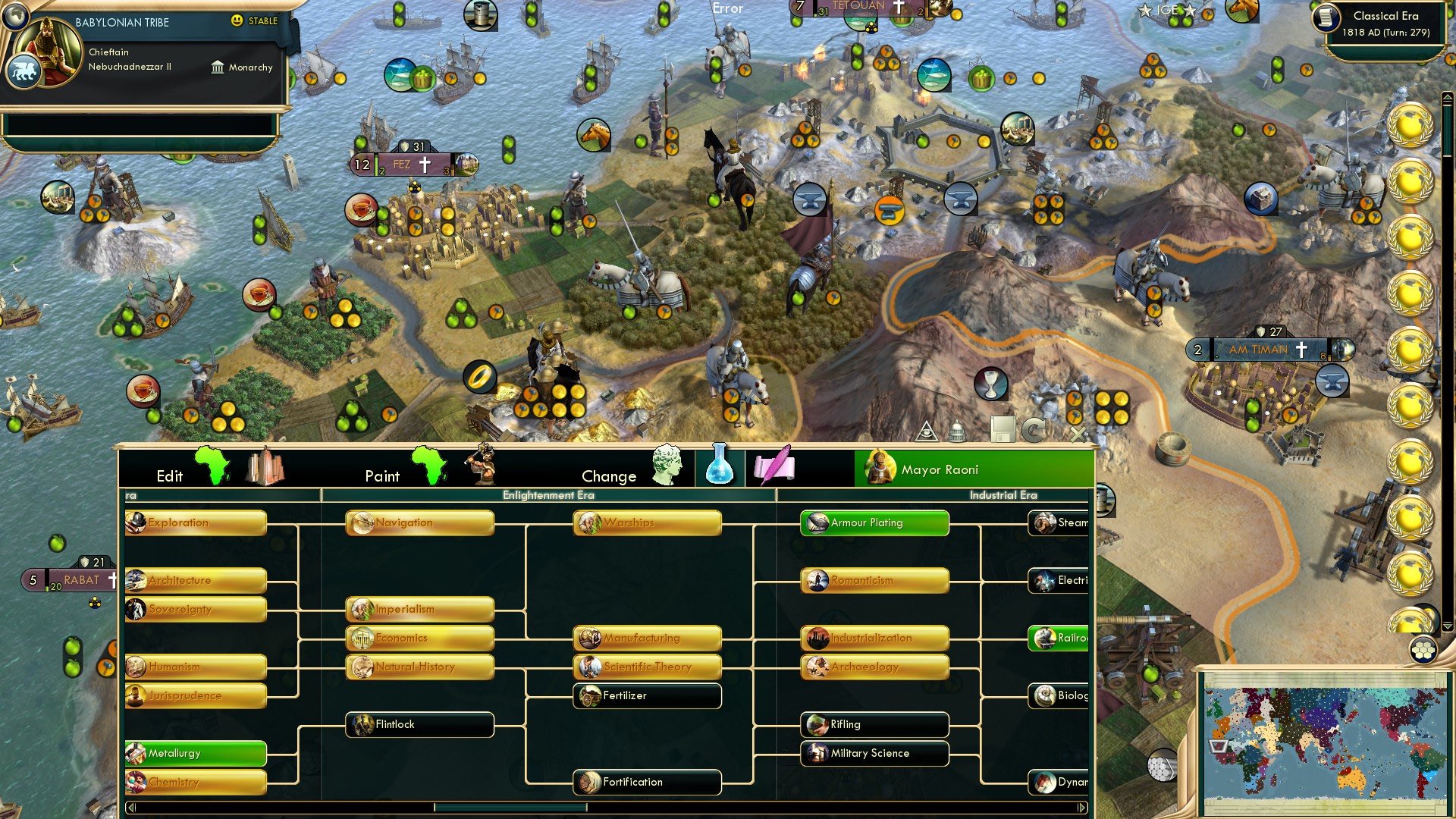 CBR In-Game Screenshot of Railroading Everyone’s Chances At Building World Wonders