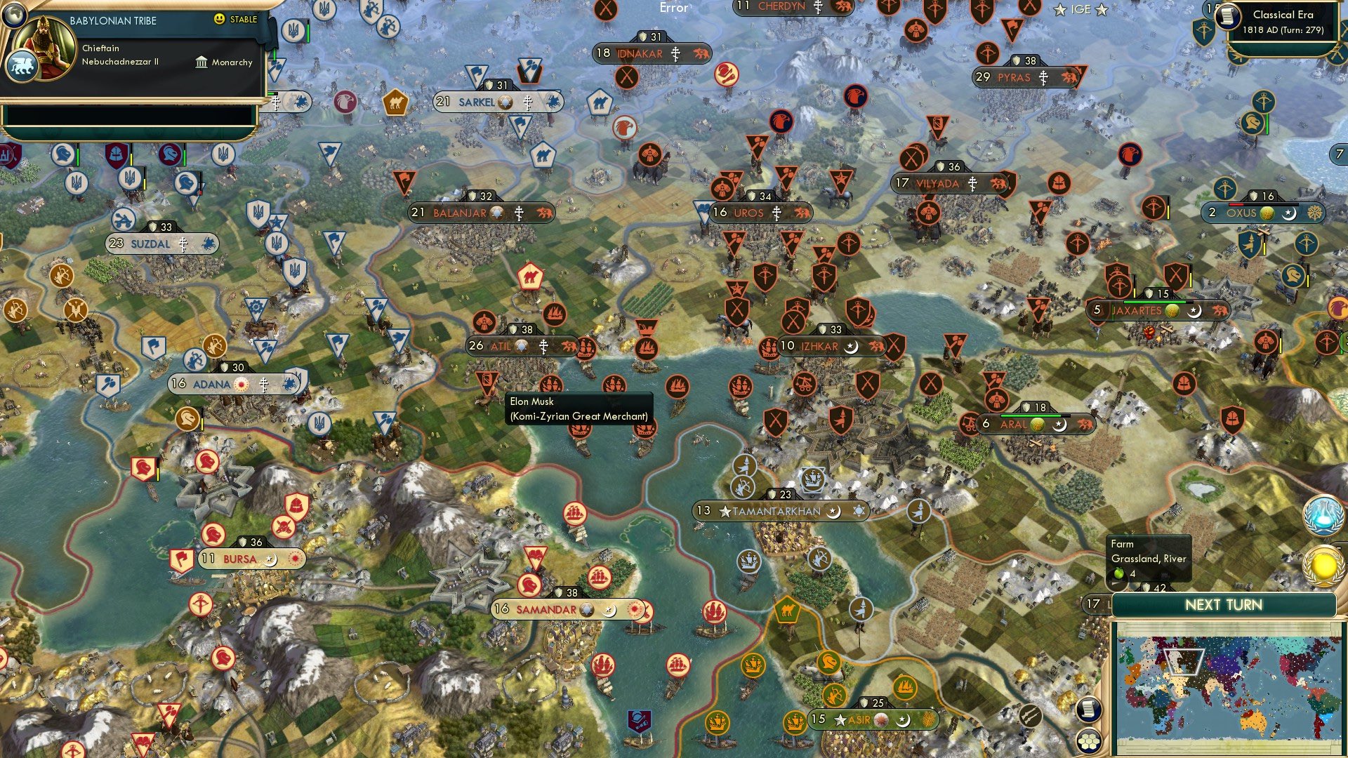 CBR In-Game Screenshot of Getting Musk-y In Here