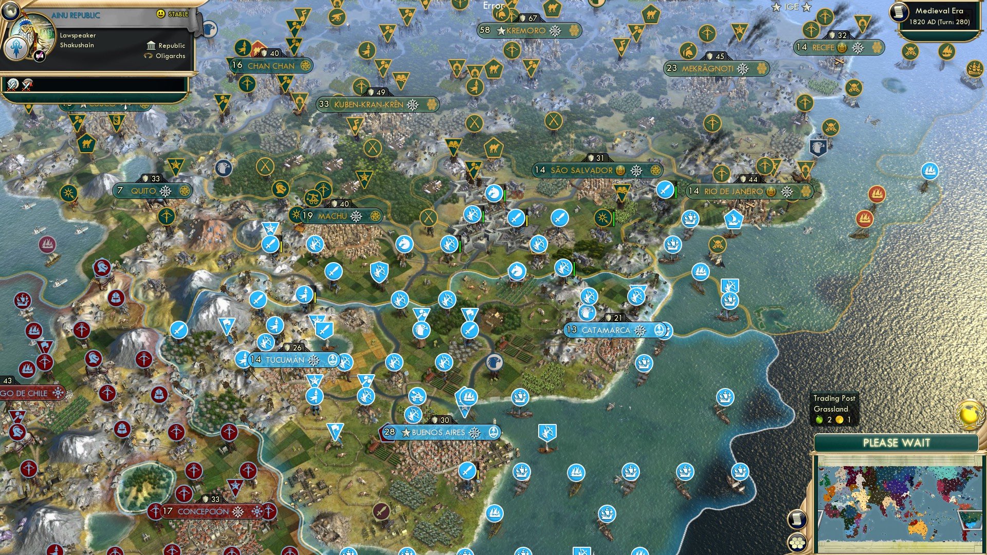 CBR In-Game Screenshot of Machu Madness