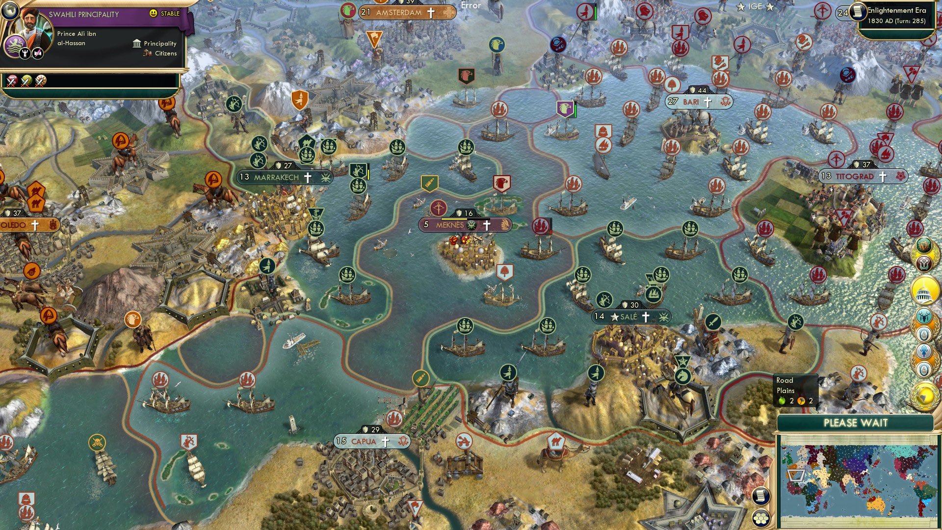 CBR In-Game Screenshot of Swahili Did Nothing This Episode