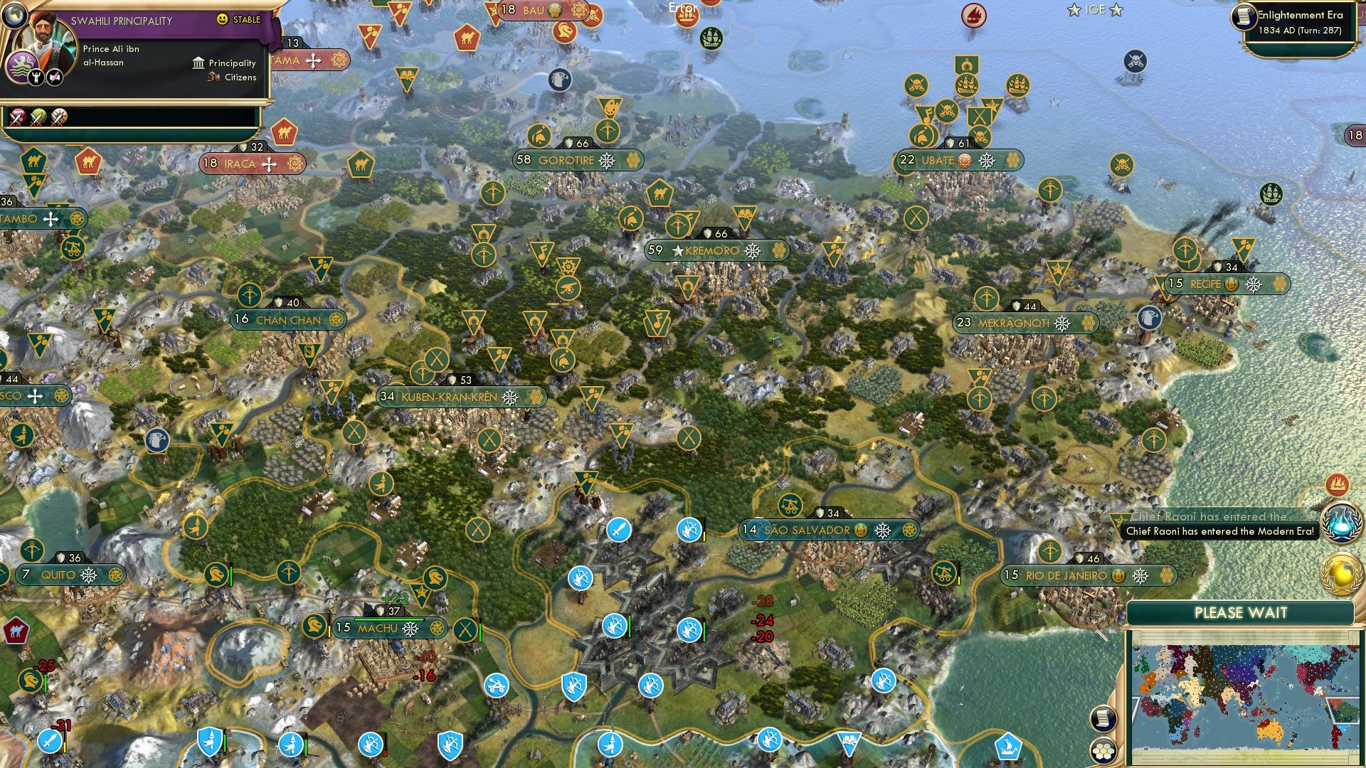 CBR In-Game Screenshot of Kayapó Forever