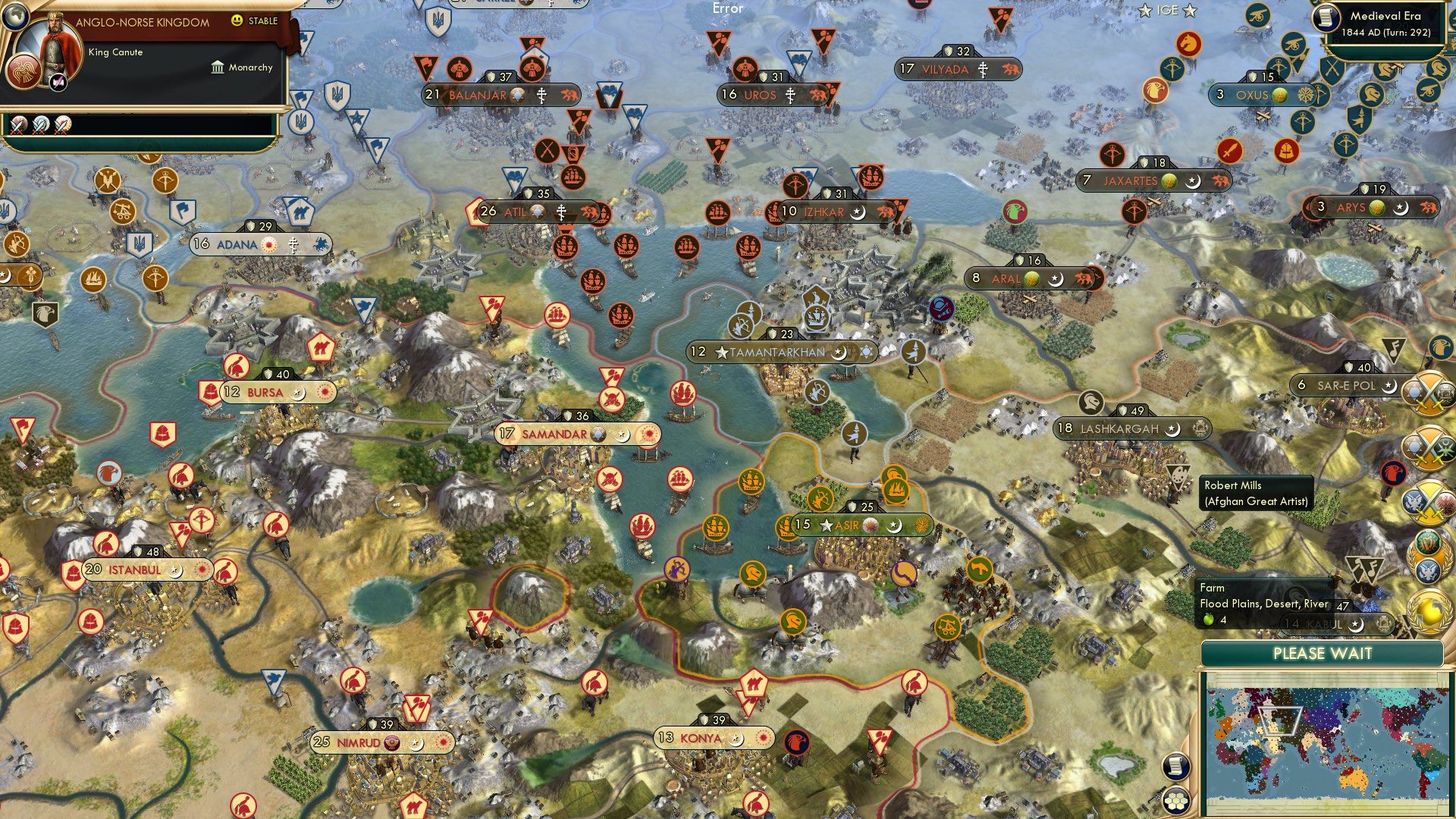 CBR In-Game Screenshot of Whoever is First in the Field