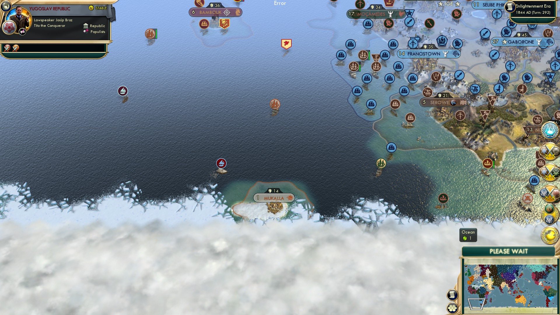 CBR In-Game Screenshot of To the South Pole