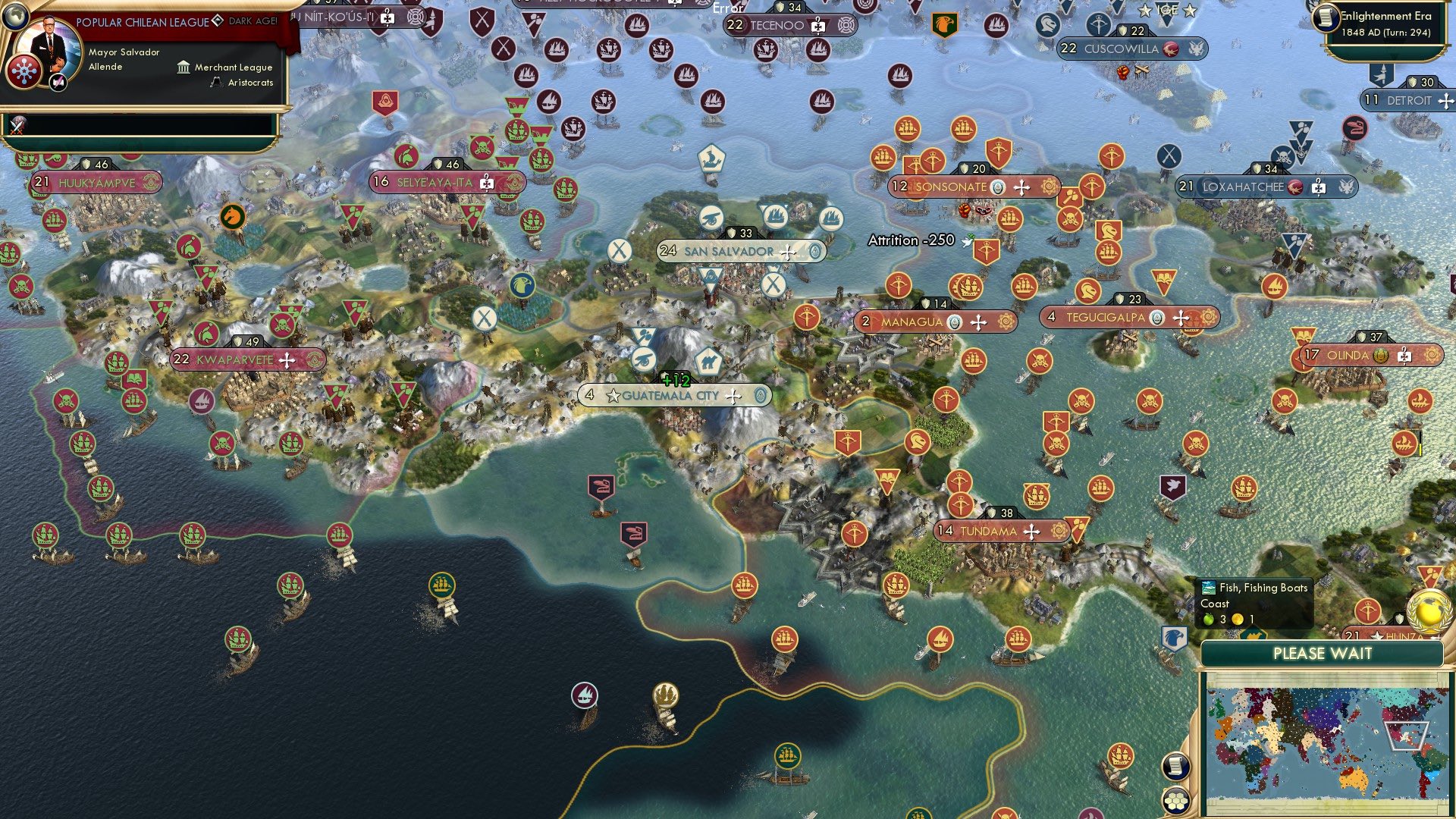 CBR In-Game Screenshot of A Report on the State of the Caribbean