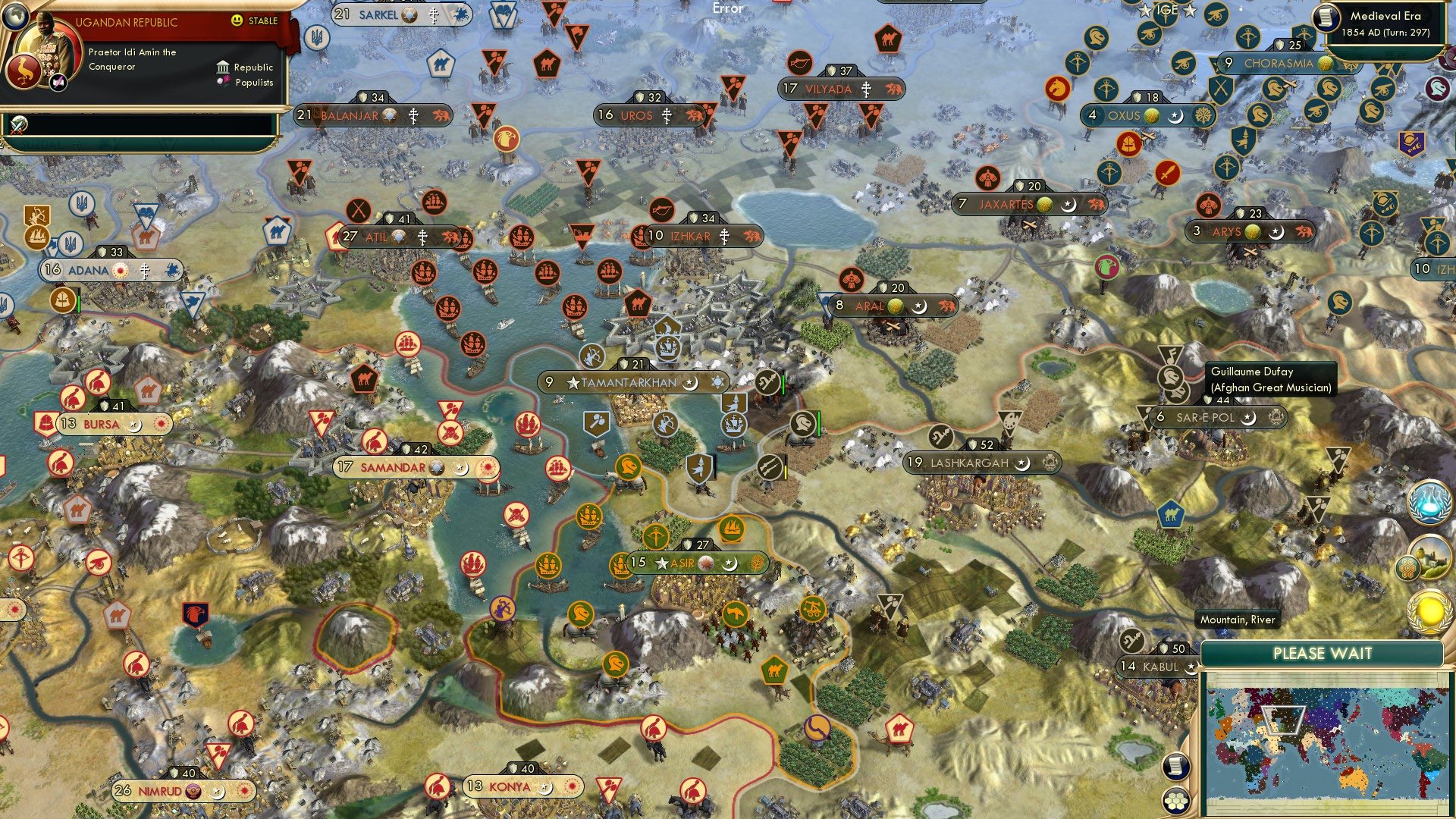 CBR In-Game Screenshot of Pop Songs of the Renaissance