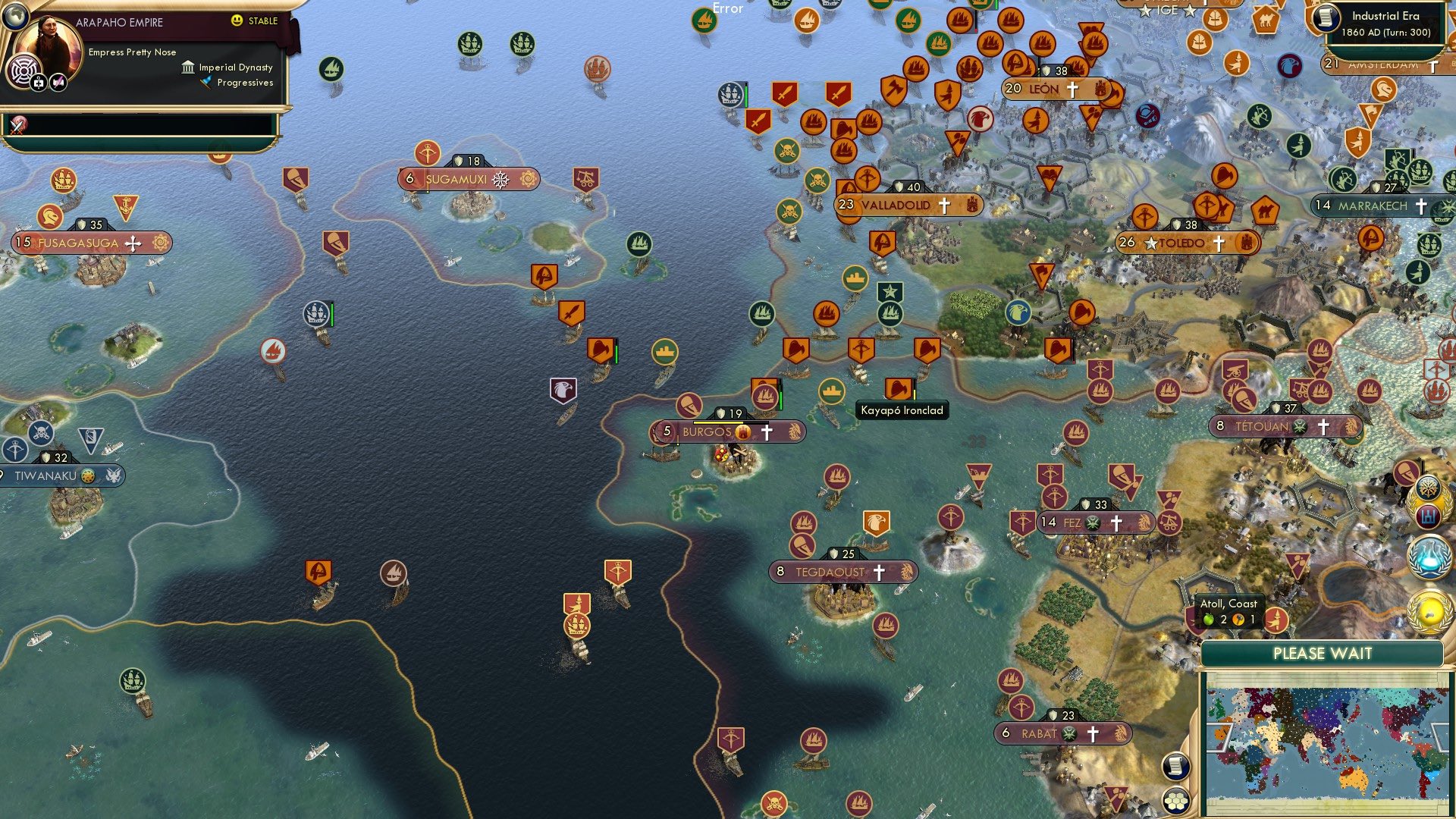 CBR In-Game Screenshot of Mysterious Ships