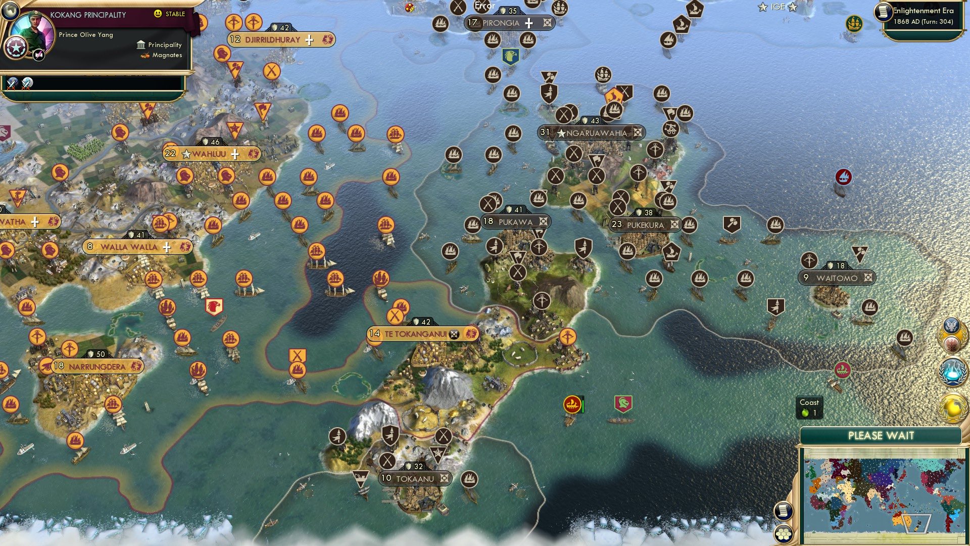 CBR In-Game Screenshot of Aotearoa