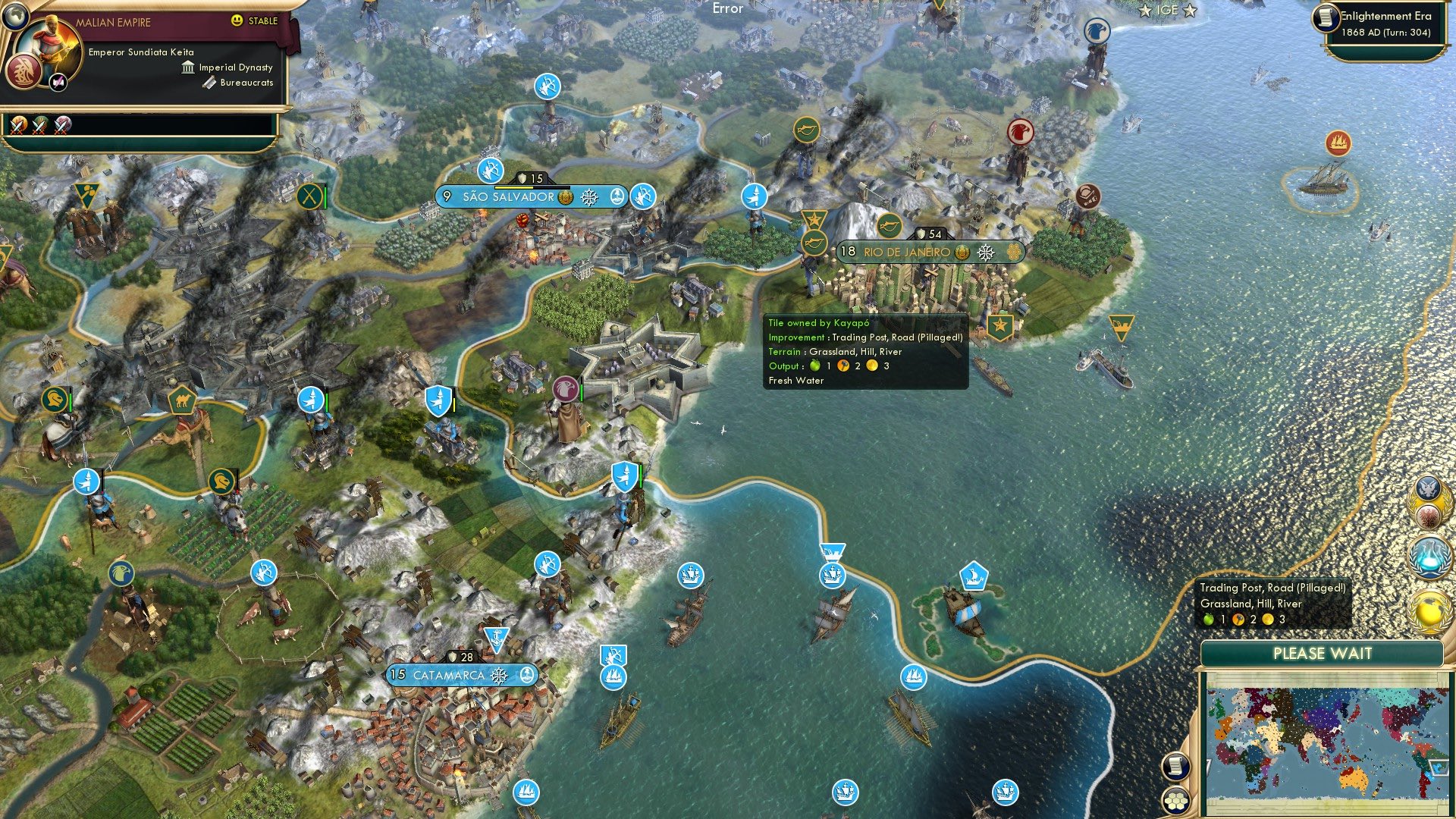 CBR In-Game Screenshot of War profiteering