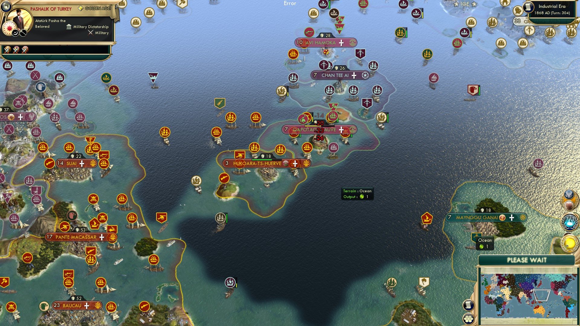CBR In-Game Screenshot of Marianas Campaign
