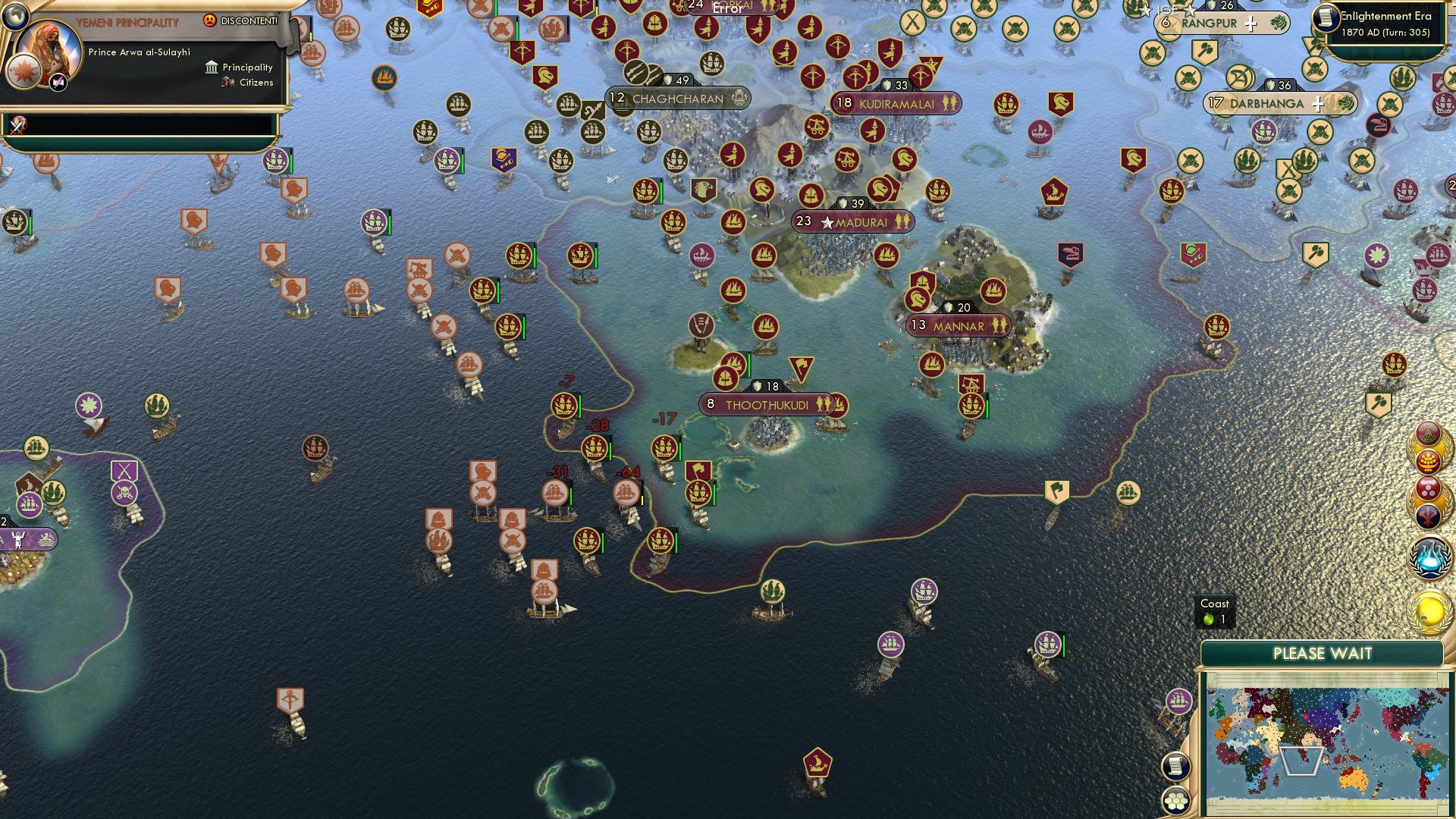 CBR In-Game Screenshot of Indian Ocean Scuffle