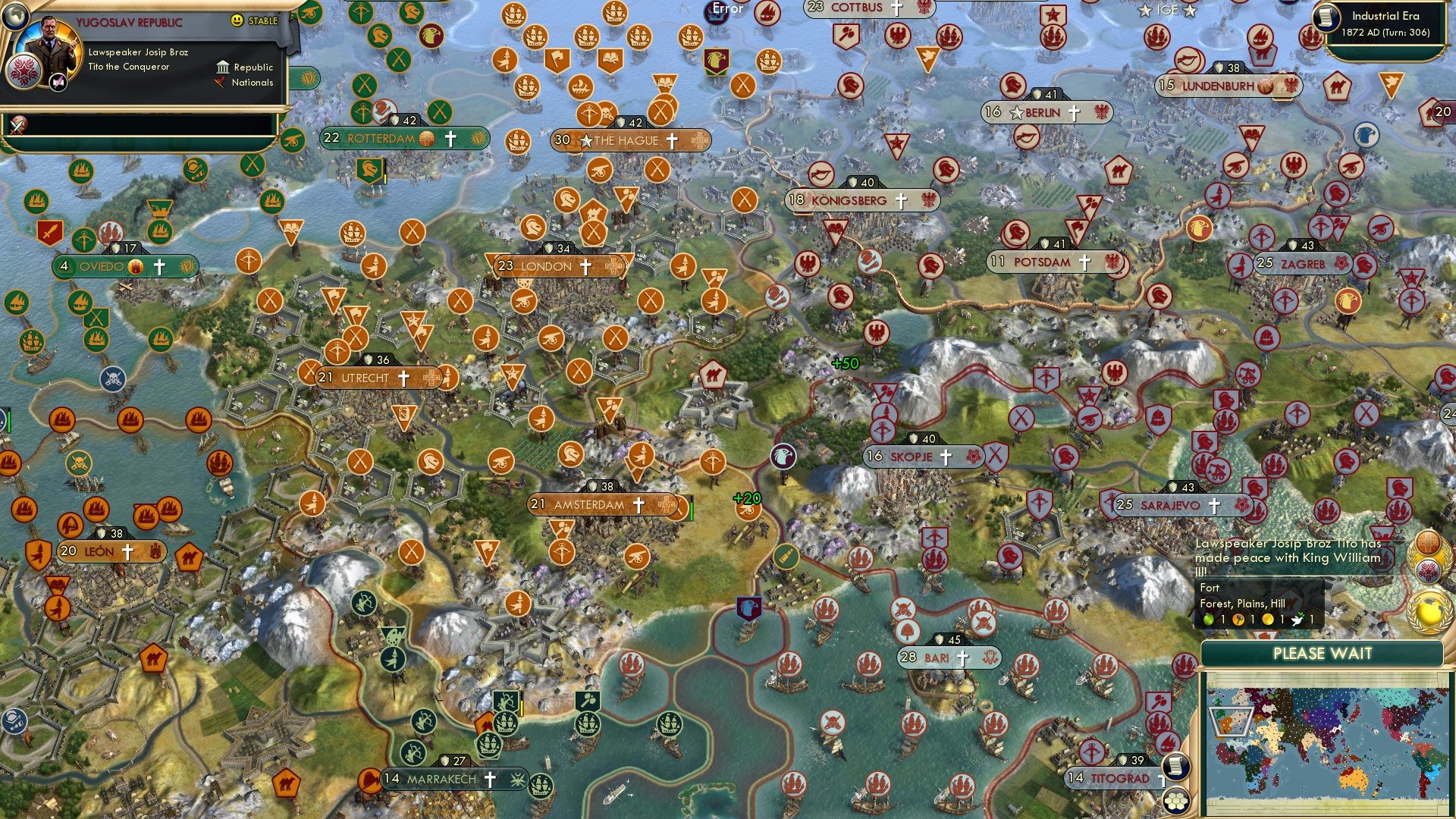 CBR In-Game Screenshot of Peace in our time