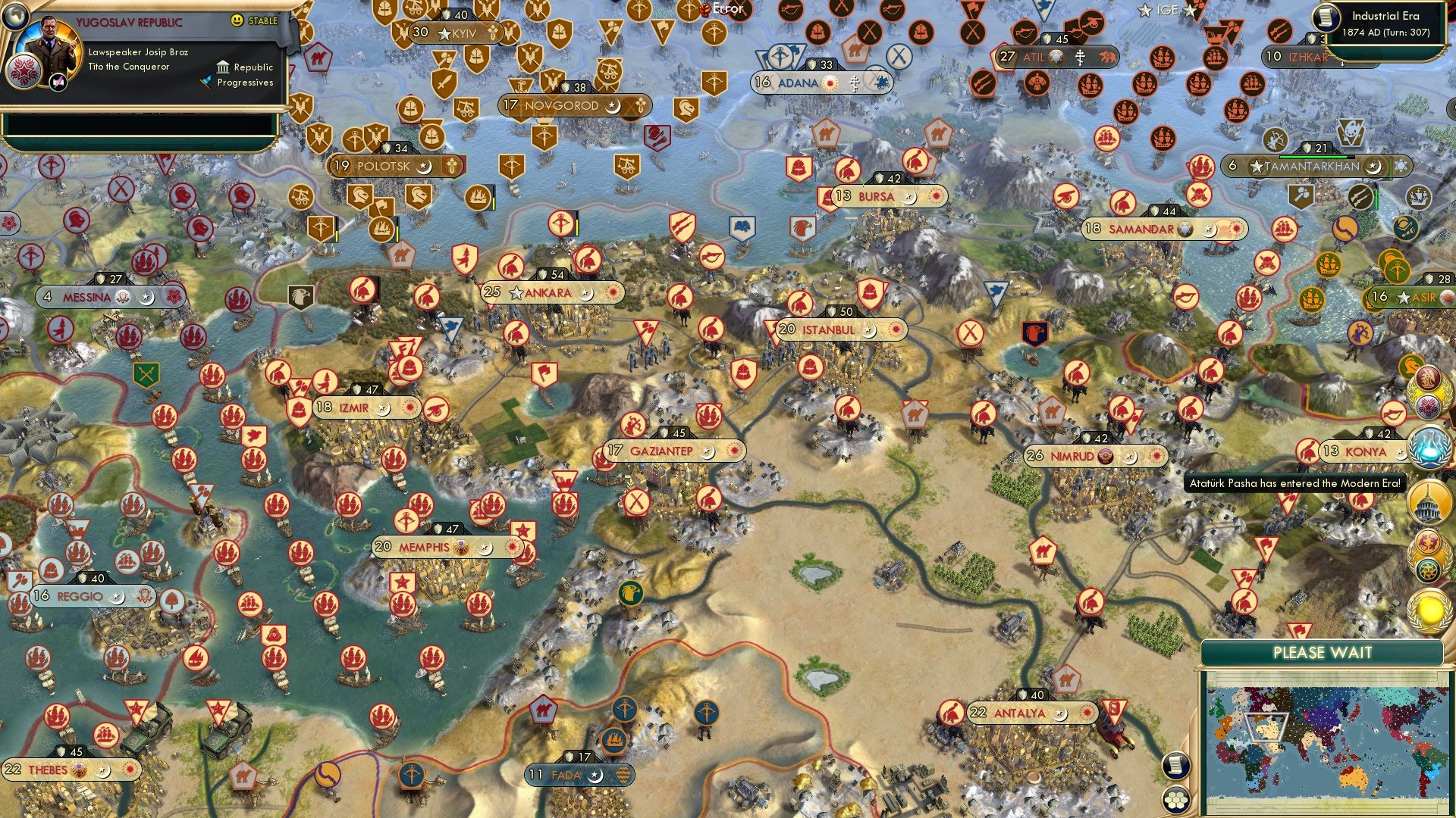 CBR In-Game Screenshot of Turkey