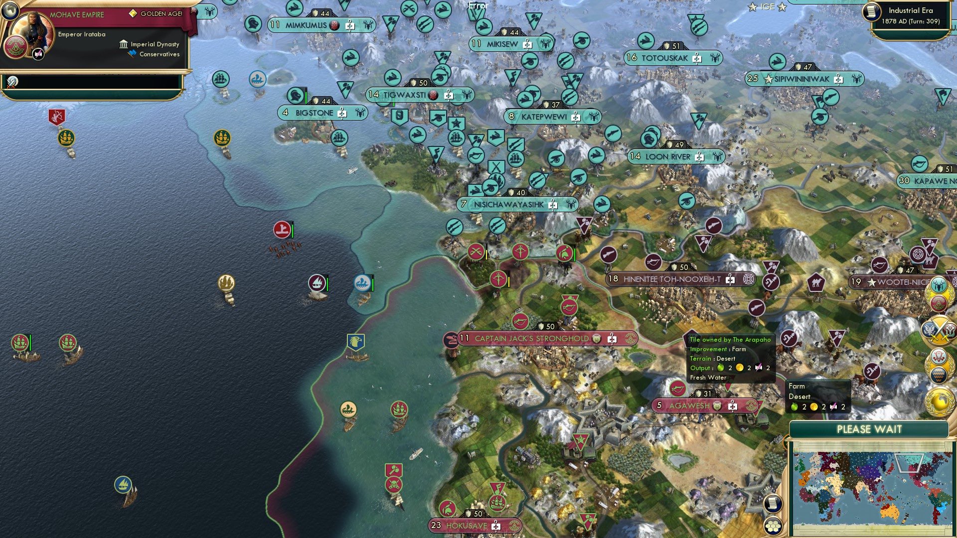 CBR In-Game Screenshot of Peace in the Pacific Northwest
