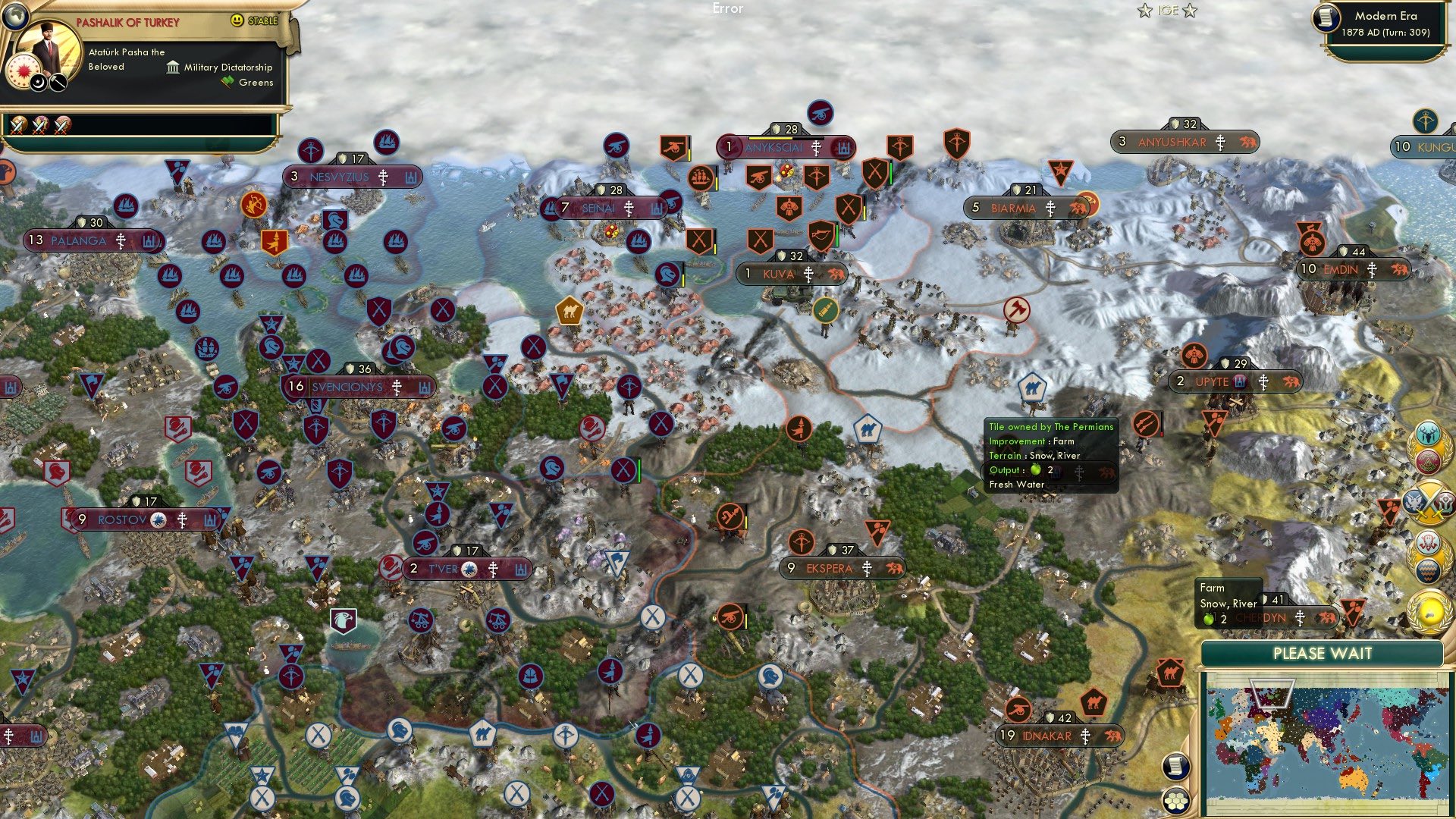 CBR In-Game Screenshot of Amphibious winter campaign