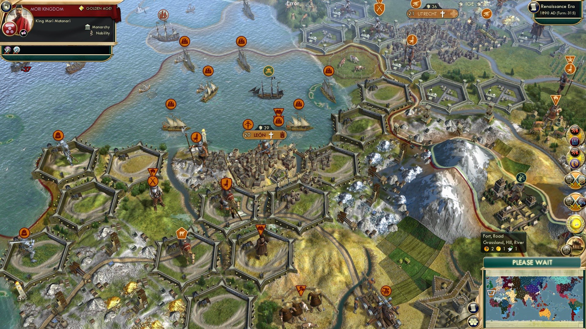CBR In-Game Screenshot of León