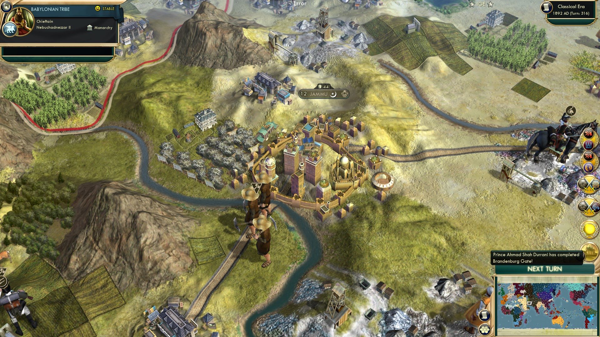 CBR In-Game Screenshot of Brandenburg Gate